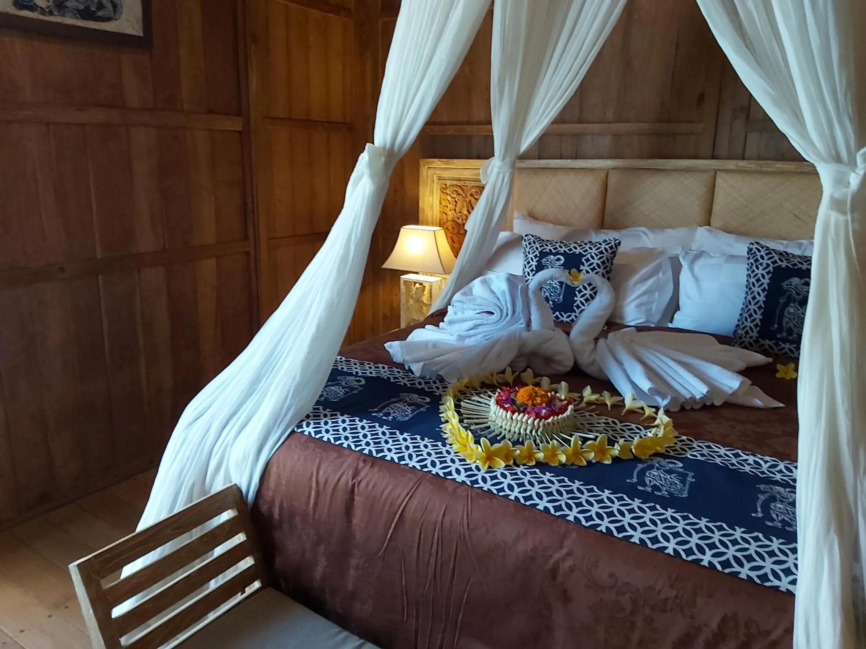 Bedroom, Bed in Kirani Joglo Villa Bali by Mahaputra