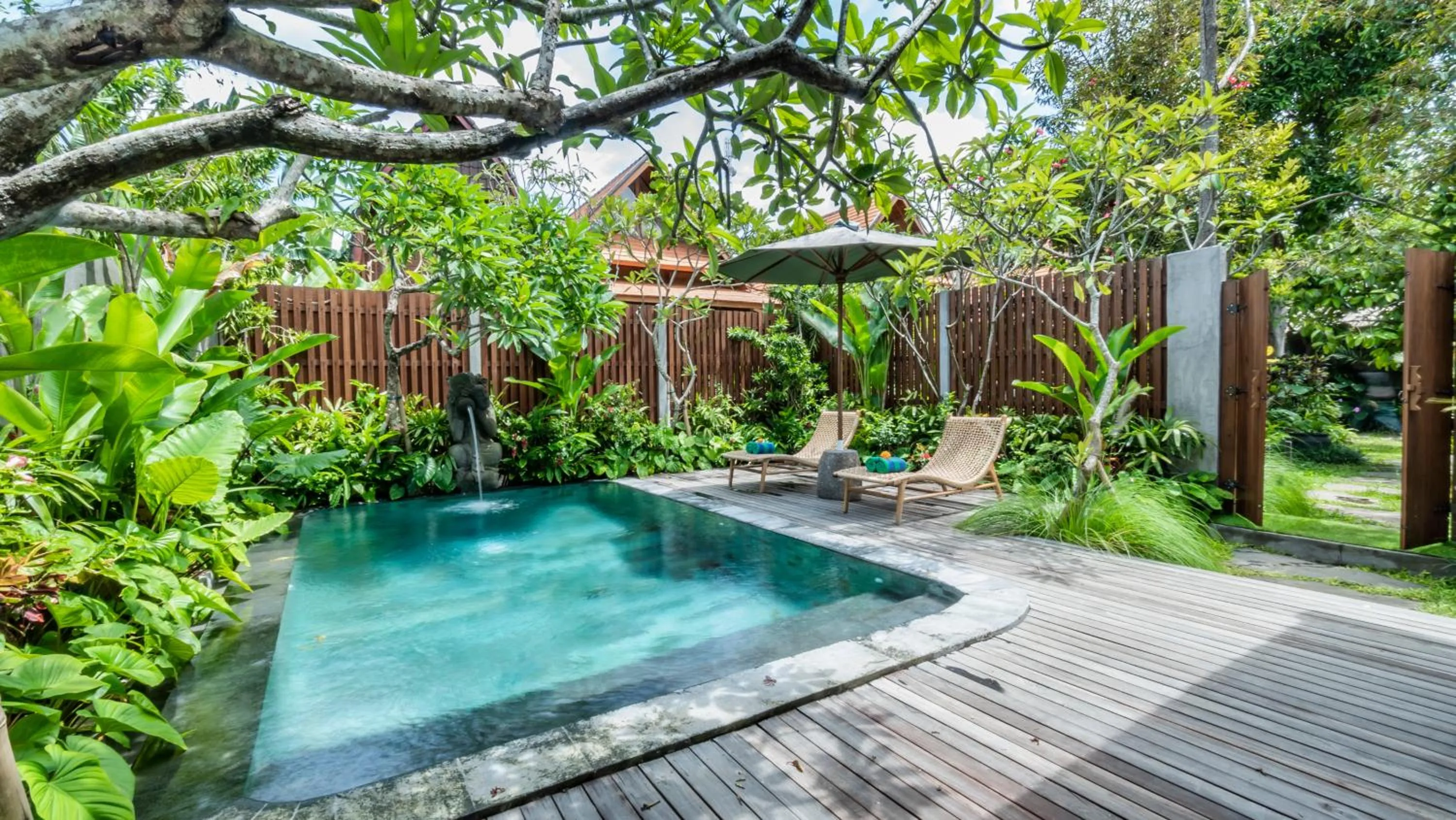 Swimming pool in Kirani Joglo Villa Bali by Mahaputra