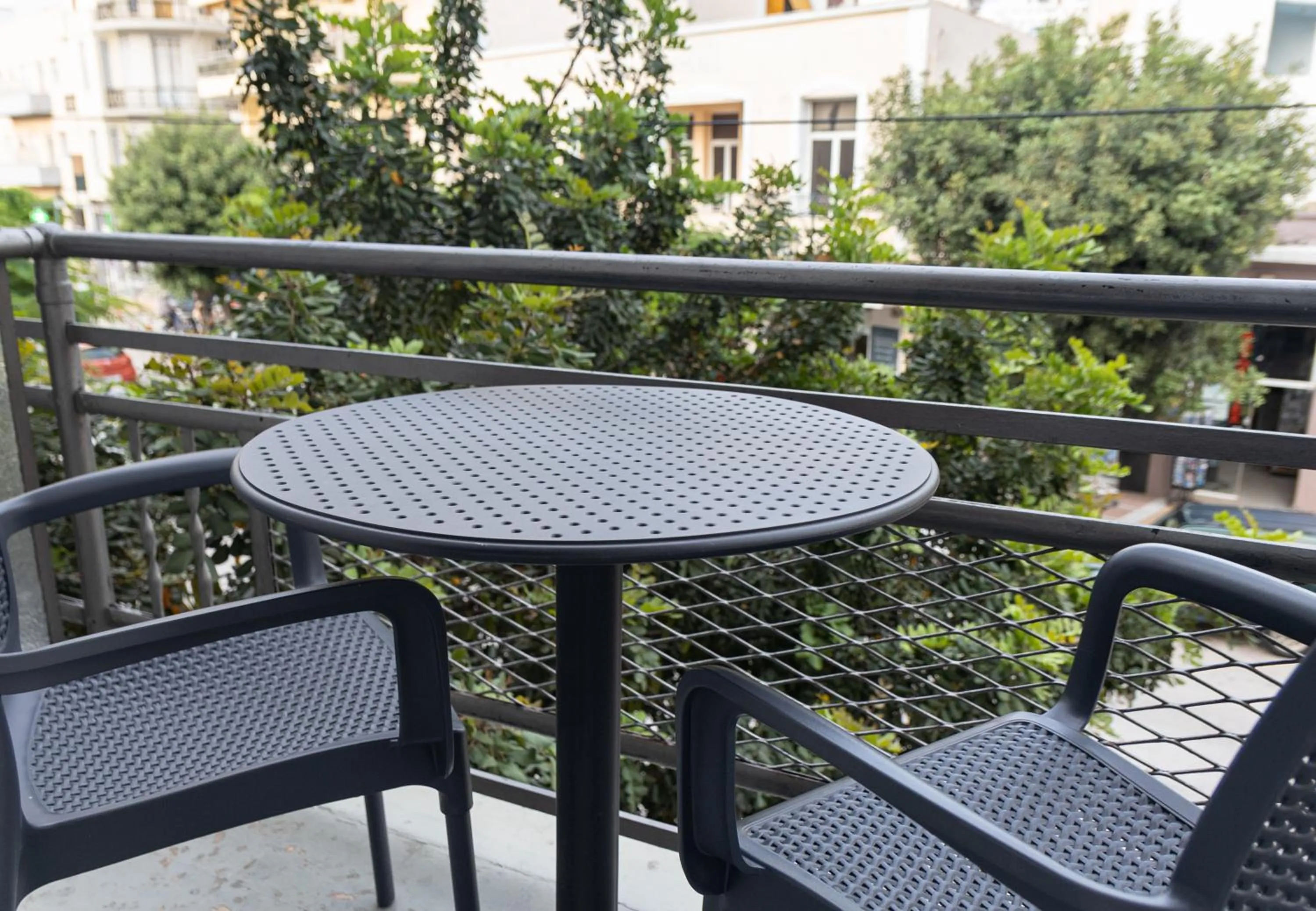 Balcony/Terrace in Plaza Hotel