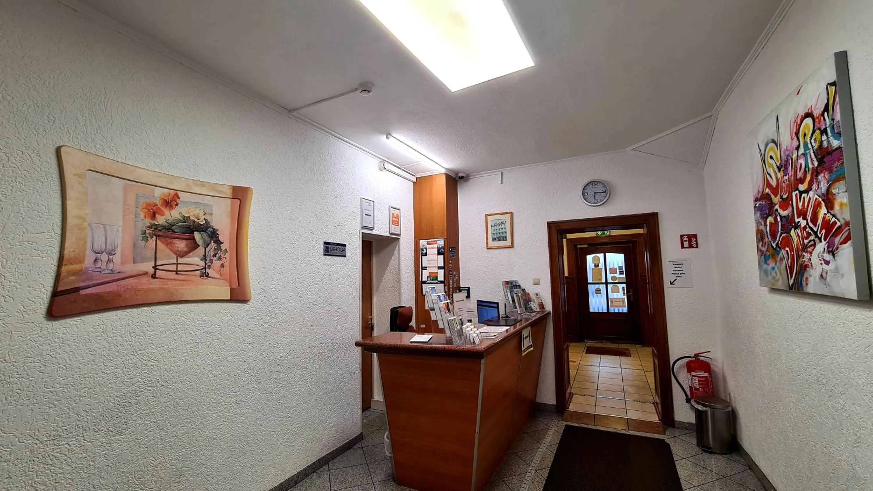 Lobby or reception in Hotel Zentrum