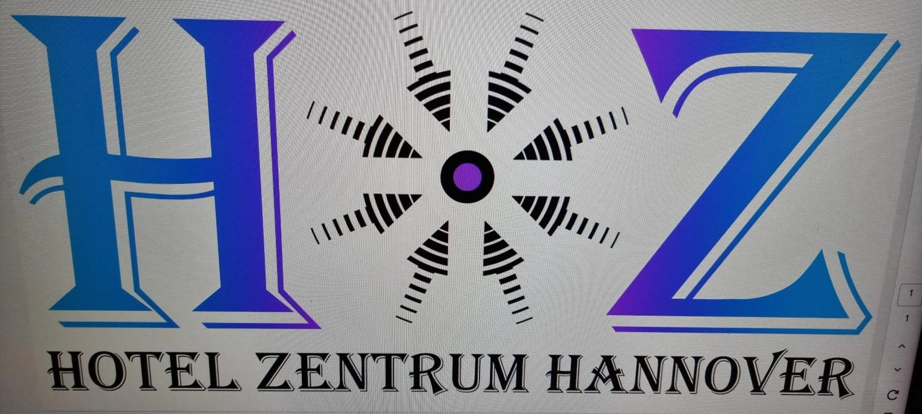 Logo/Certificate/Sign in Hotel Zentrum