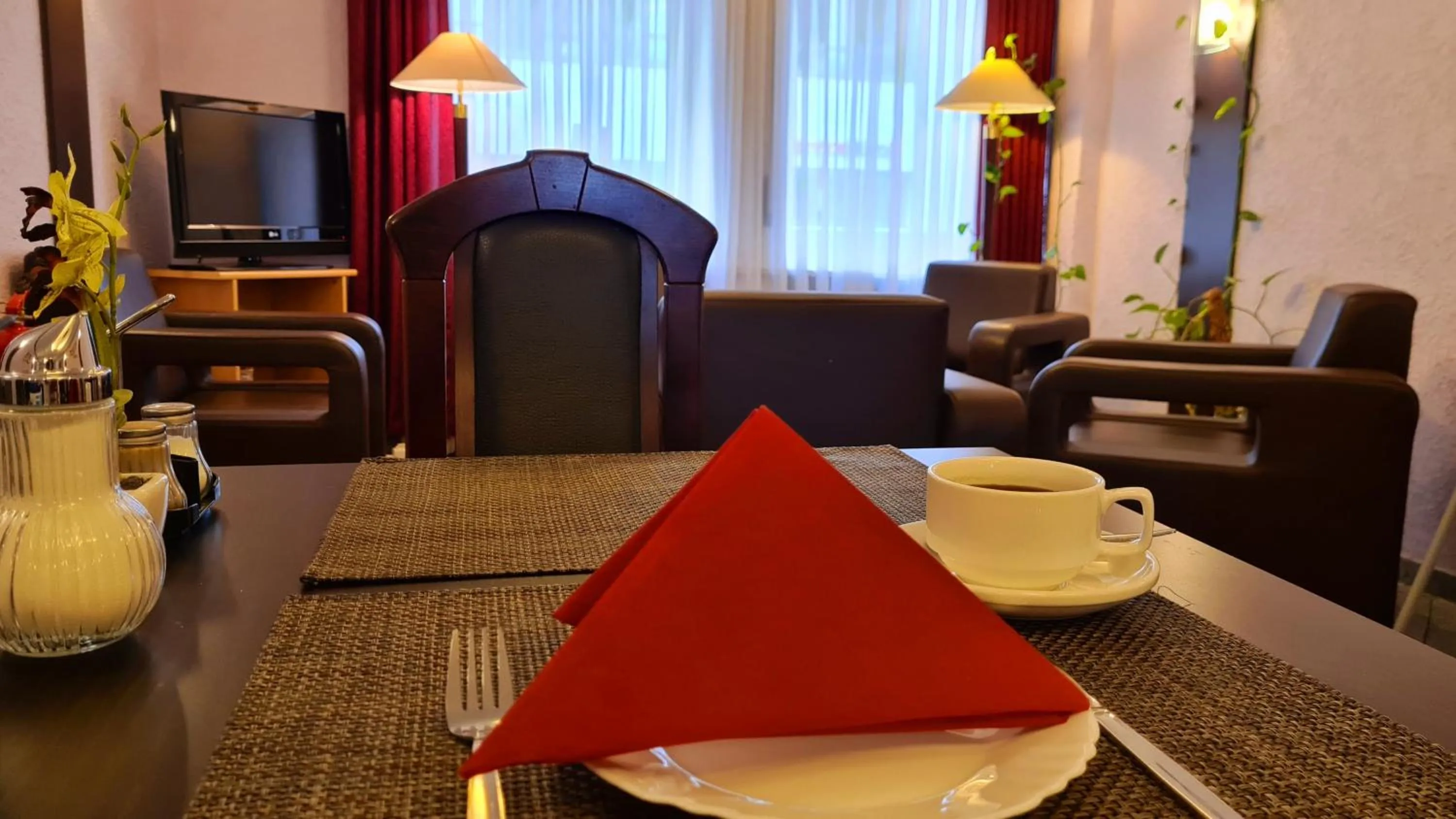Seating area in Hotel Zentrum