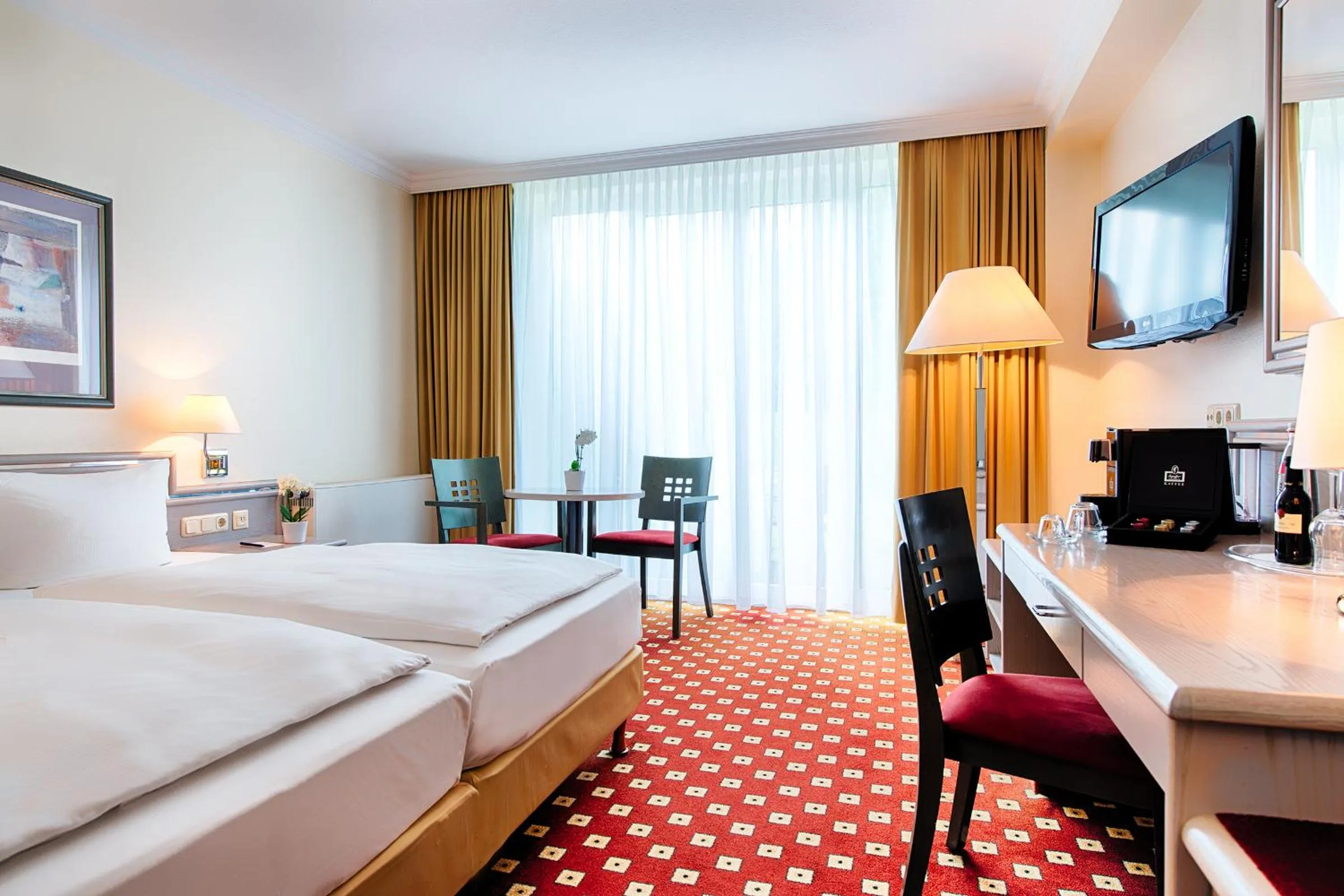 TV and multimedia, Bed in Welcome Hotel Bad Arolsen