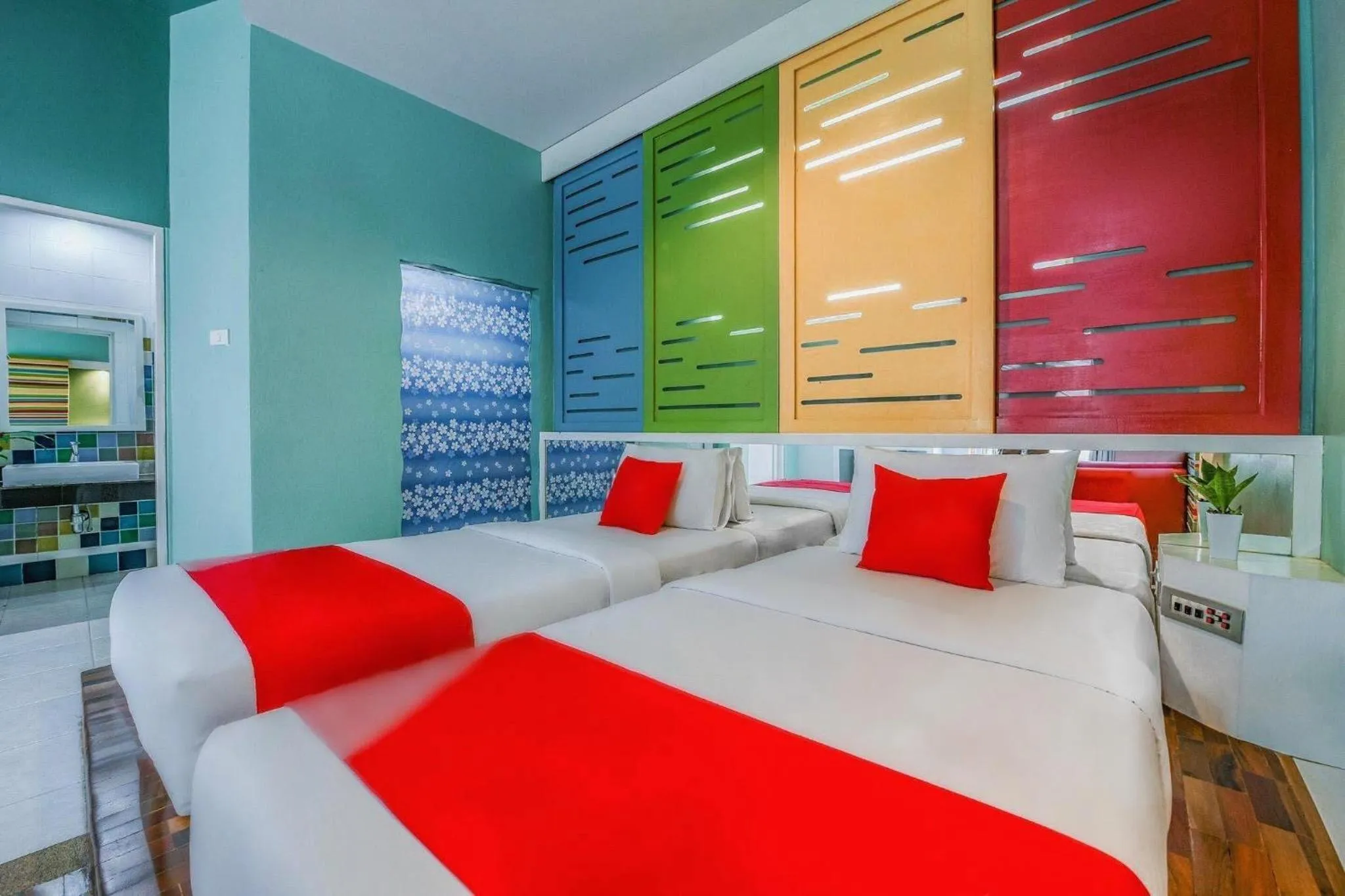 Bed in Suan Palm Garden View