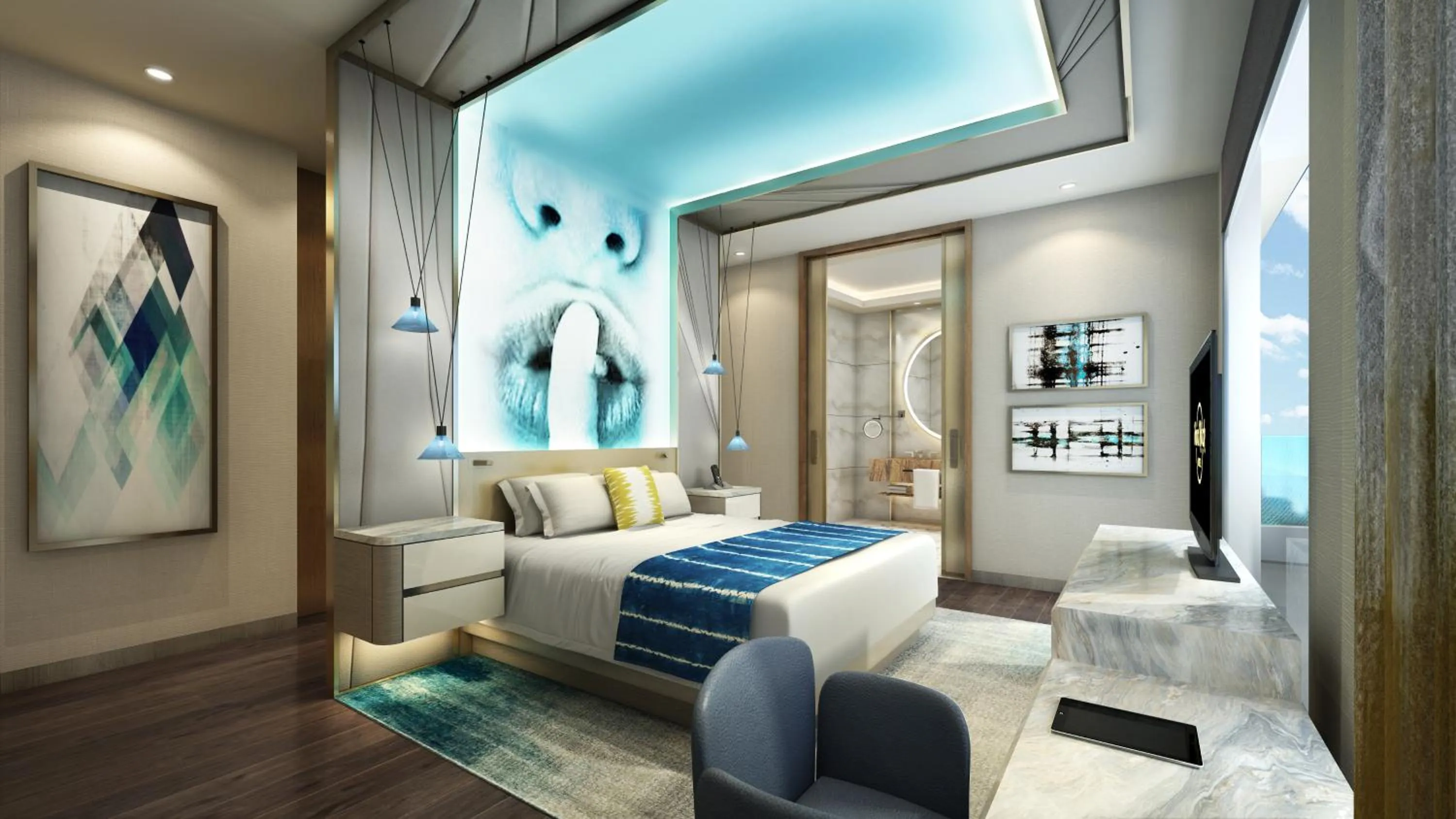 Photo of the whole room in Hard Rock Hotel Dalian