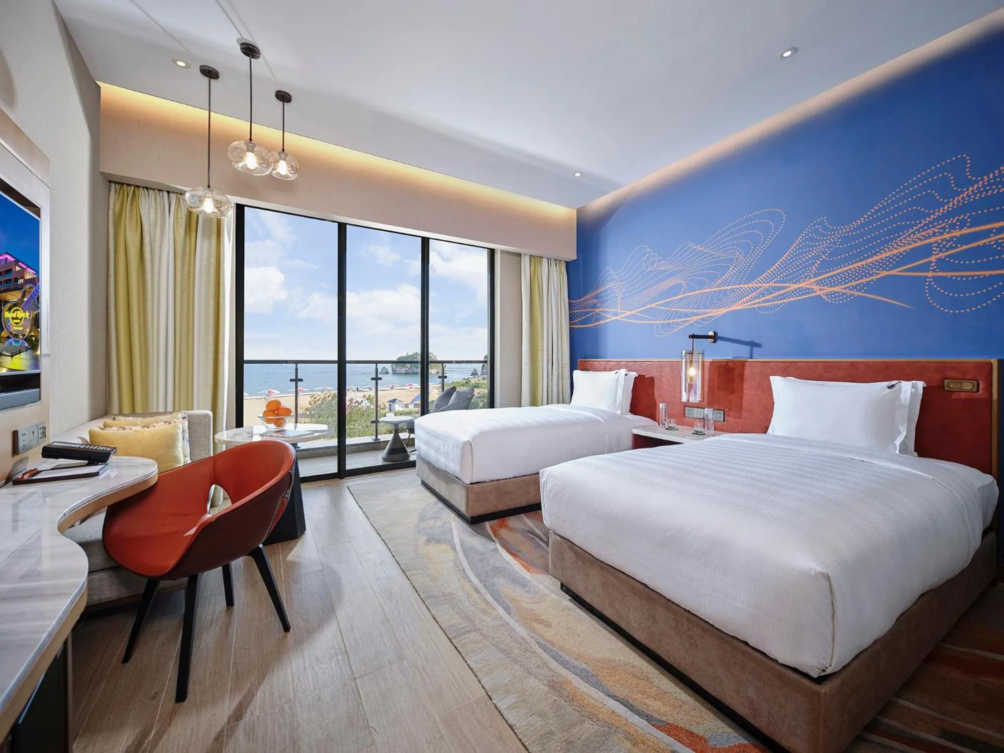 Photo of the whole room in Hard Rock Hotel Dalian