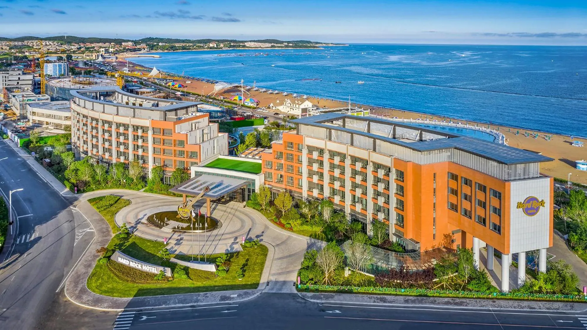 Bird's eye view in Hard Rock Hotel Dalian