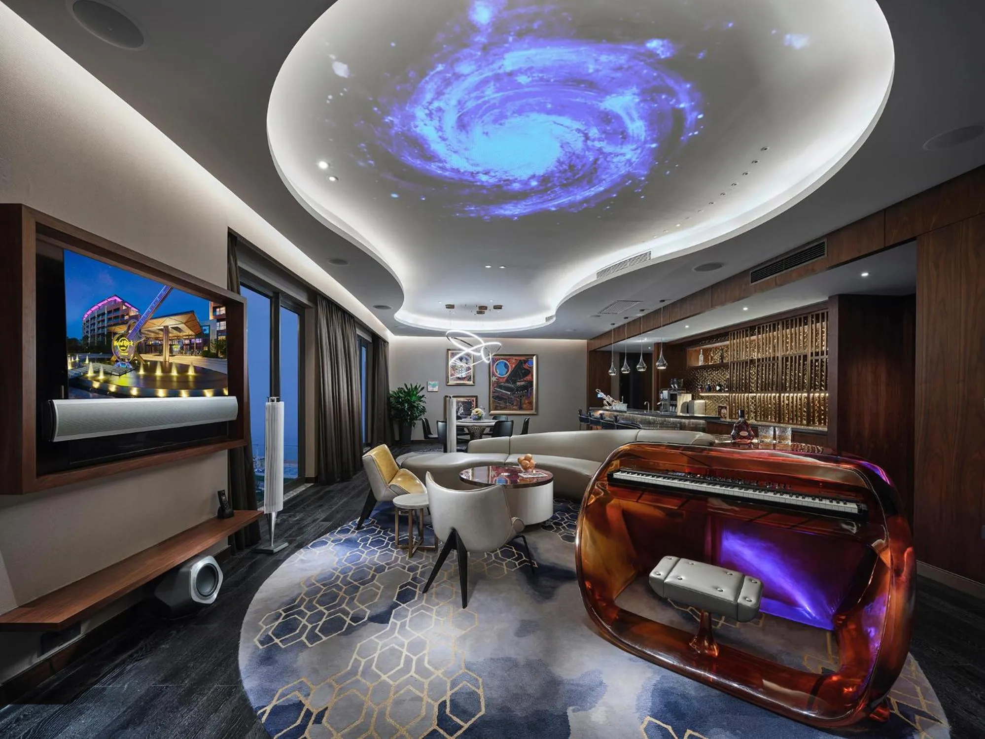 Photo of the whole room in Hard Rock Hotel Dalian