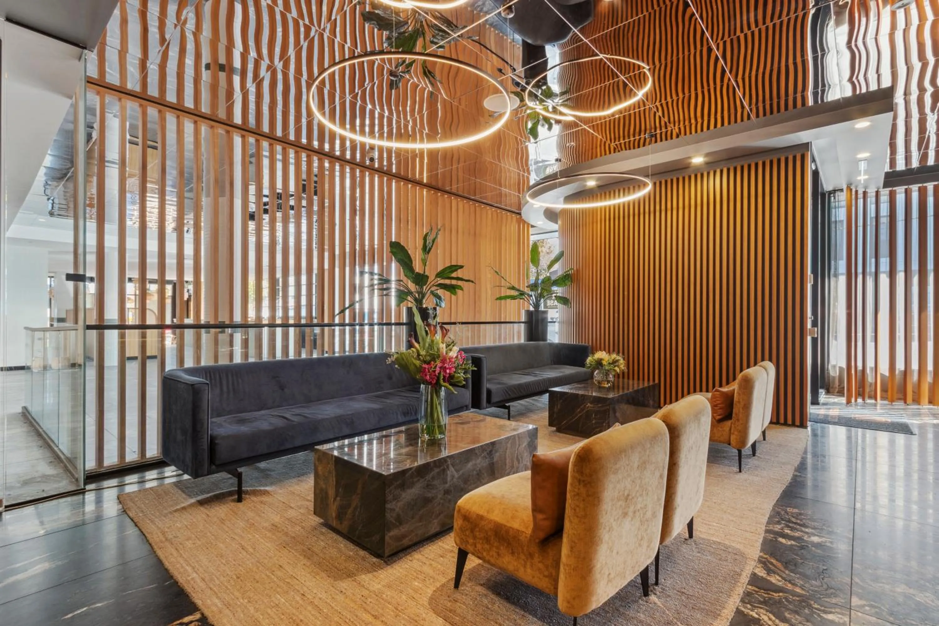 Lobby or reception in Melbourne City Apartment Hotel
