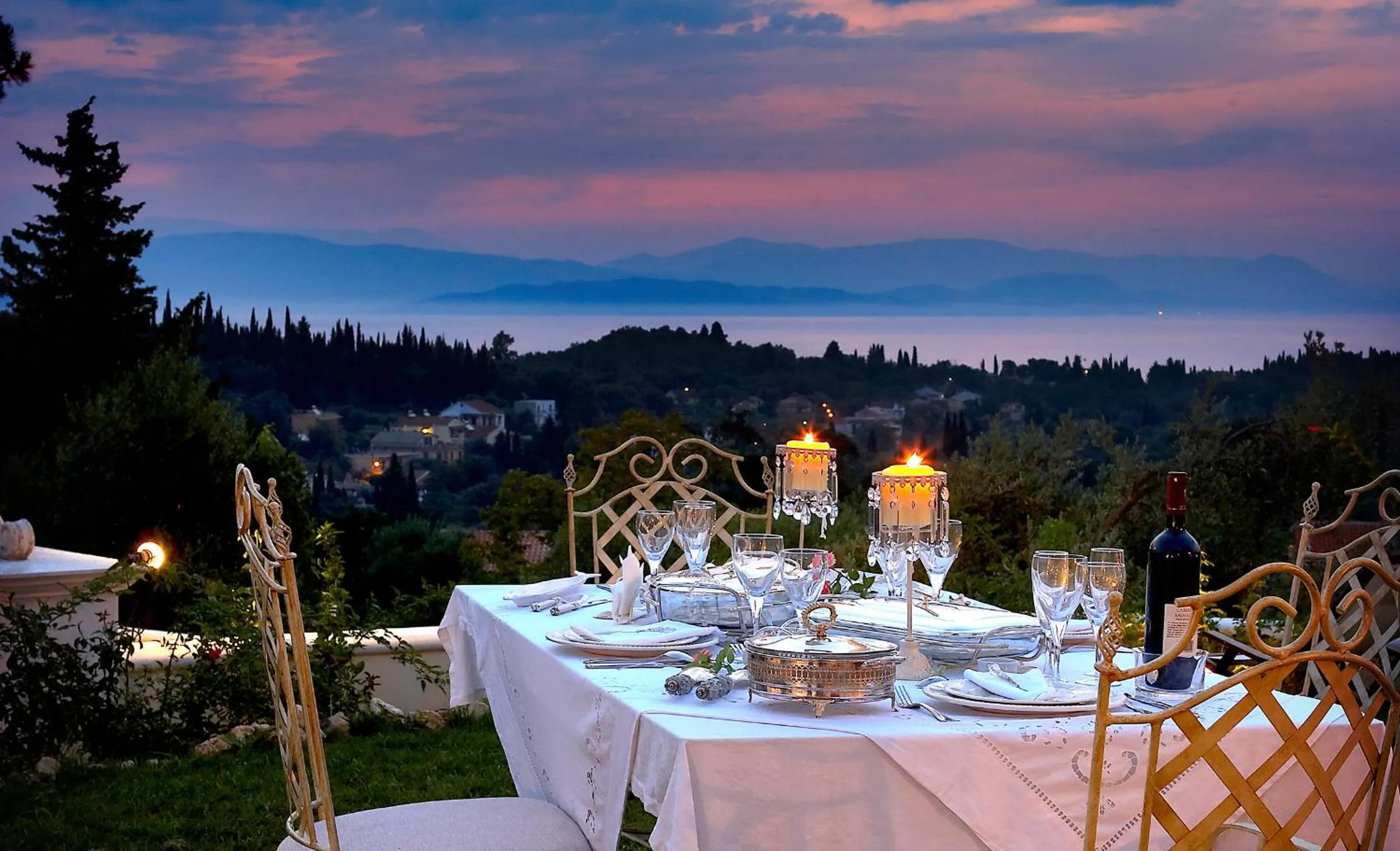 Garden view in Castello Di Vista