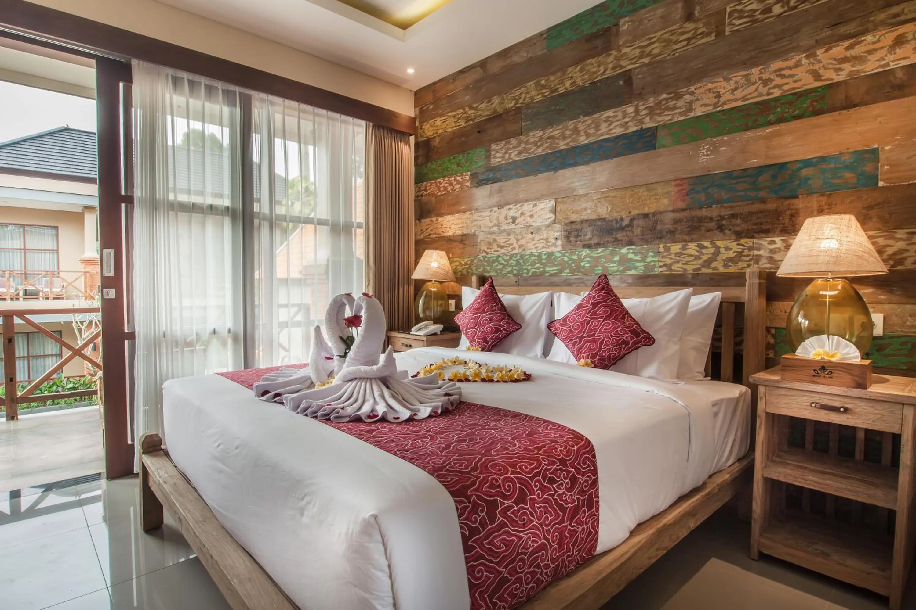 Bed in Merak Village by Prasi