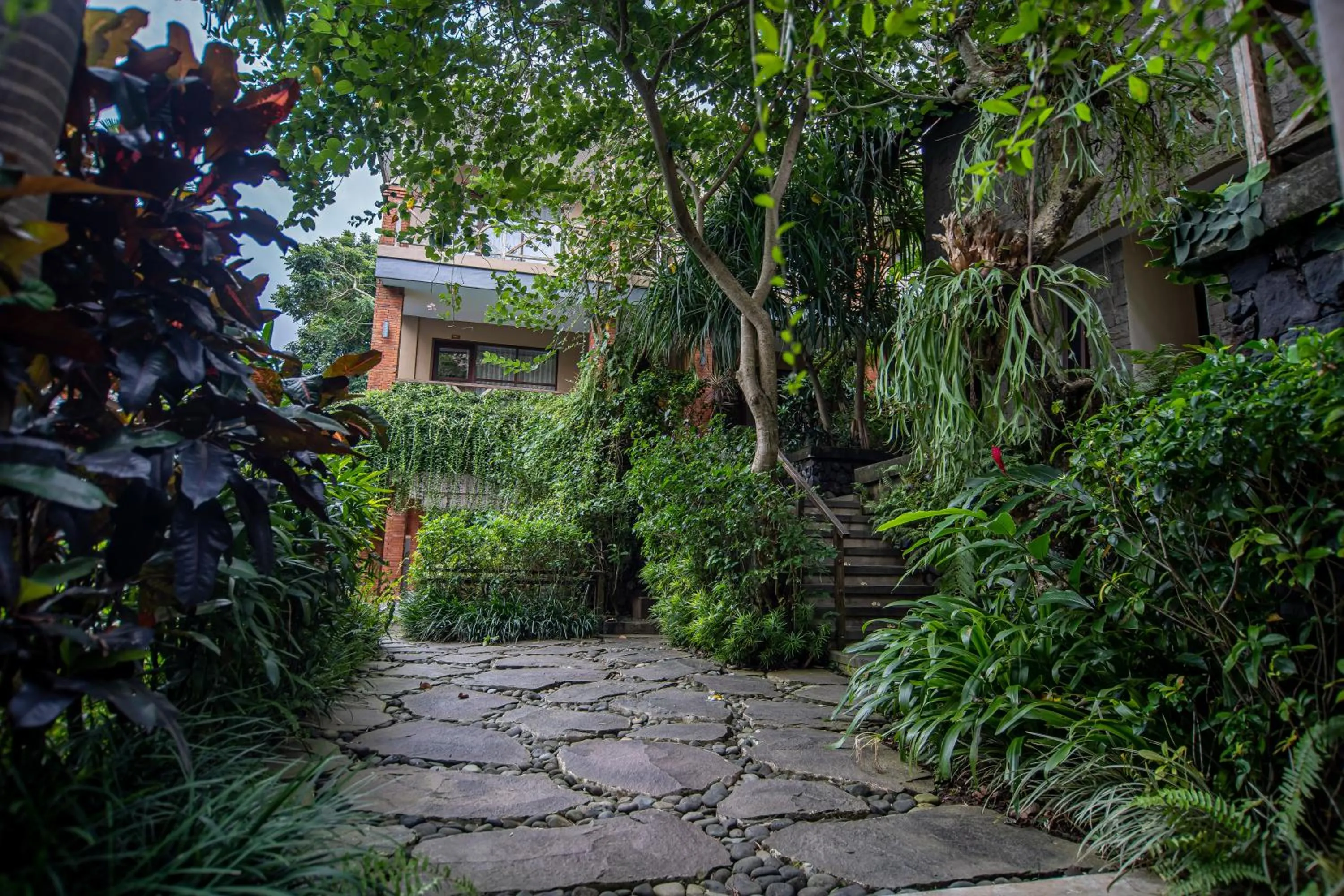 Garden in Merak Village by Prasi