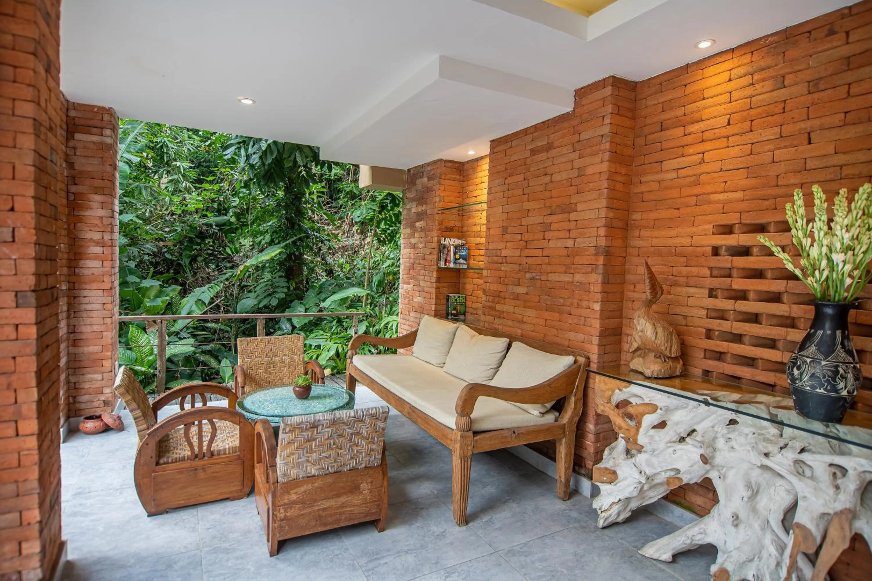 Seating area in Merak Village by Prasi