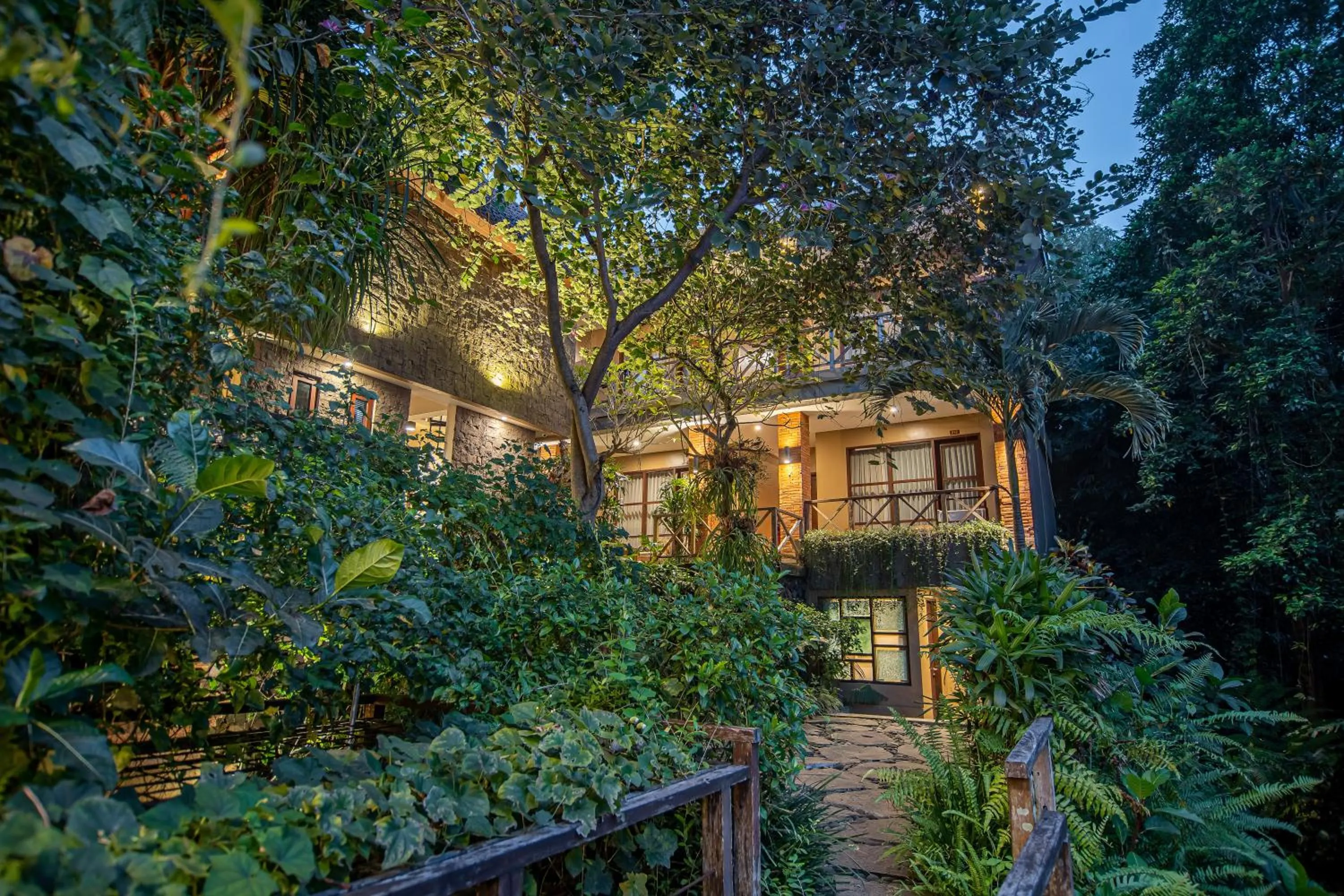 Garden in Merak Village by Prasi