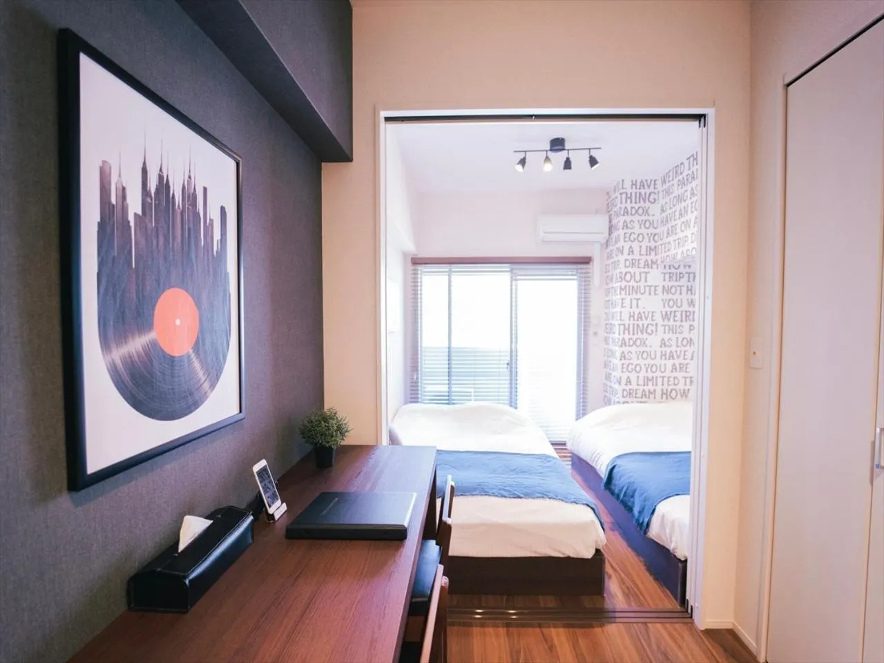 Bedroom in HIT Tenjin