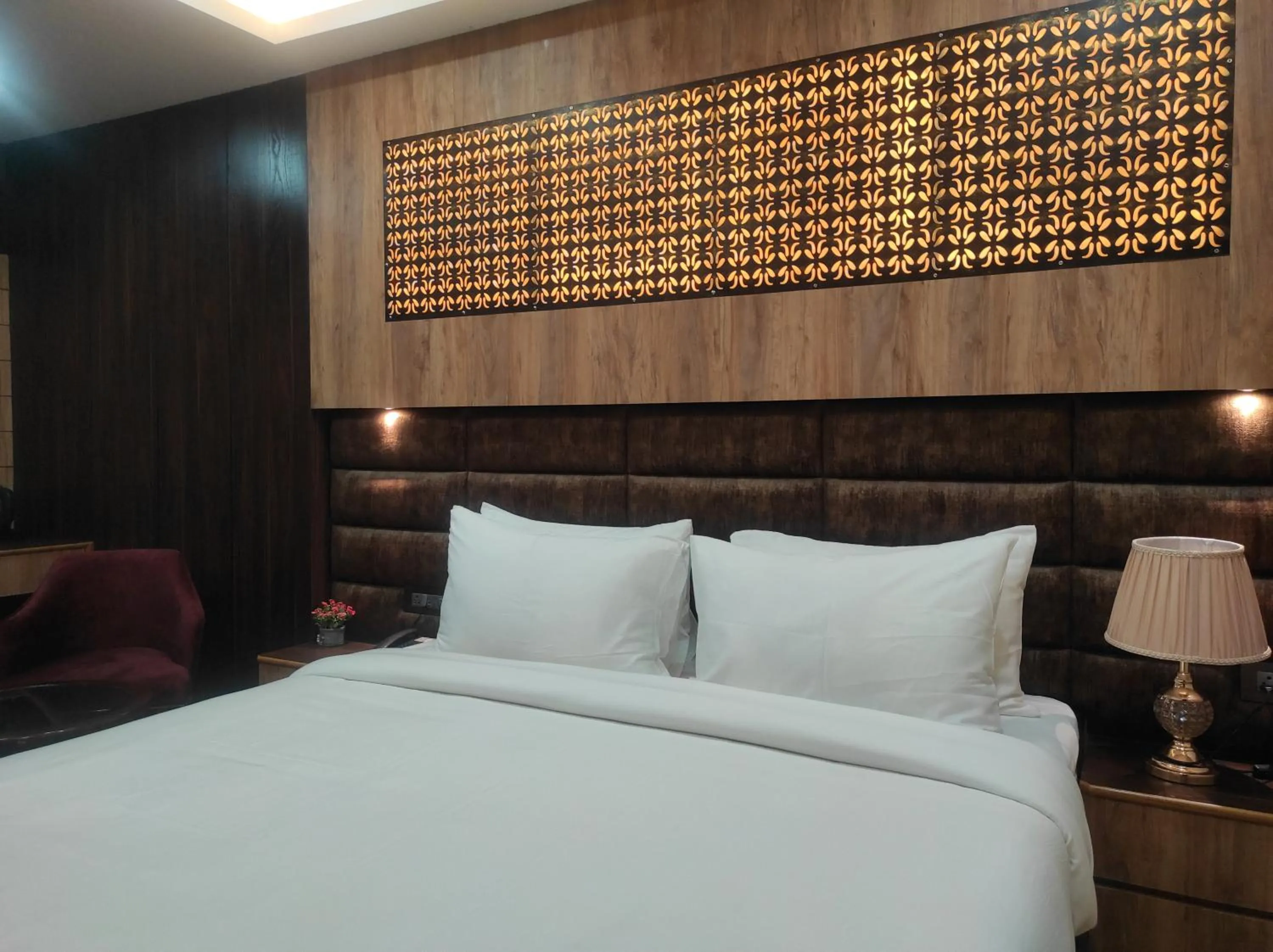 Bed in Hotel Aavas Inn