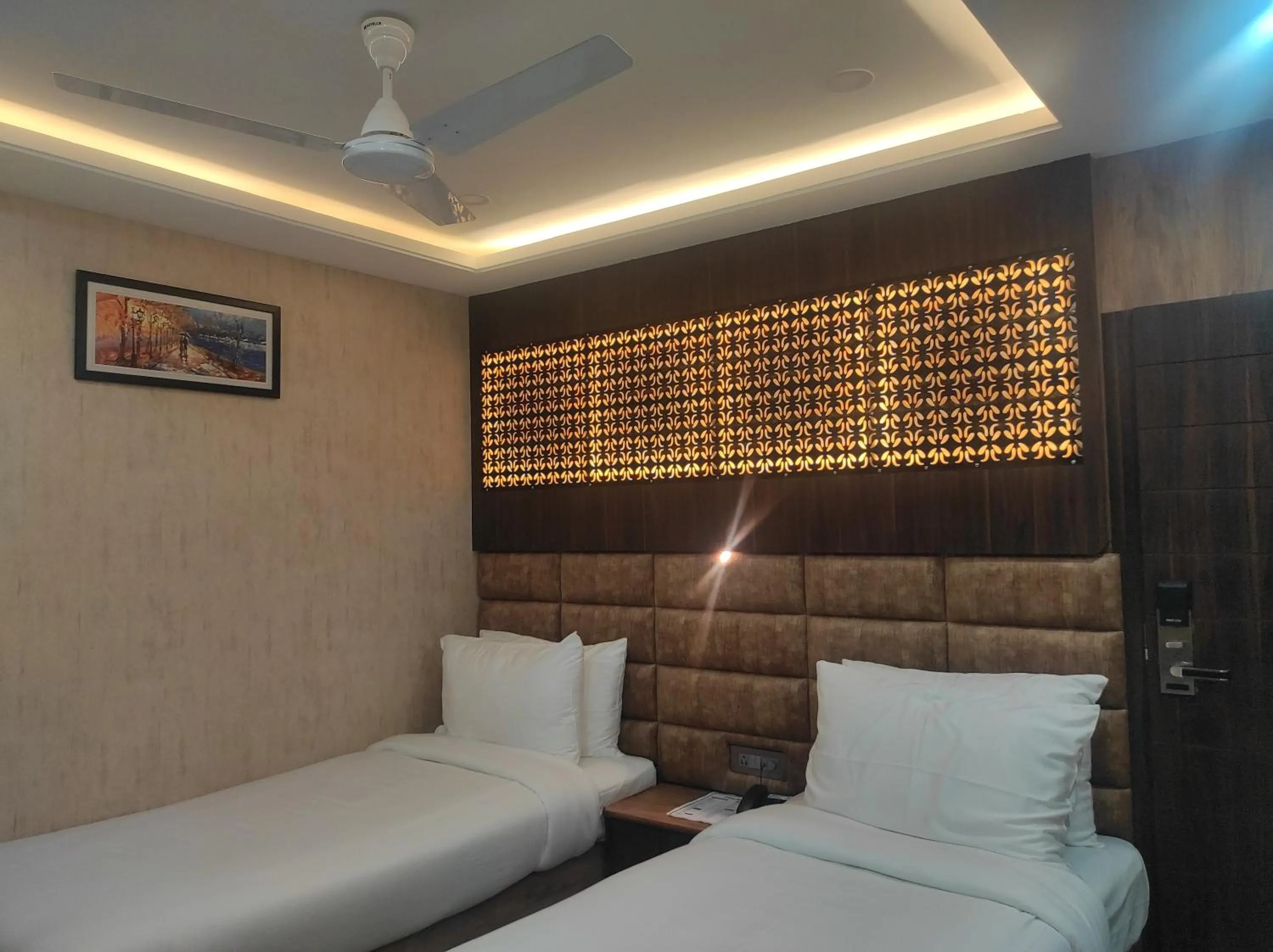 Bed in Hotel Aavas Inn