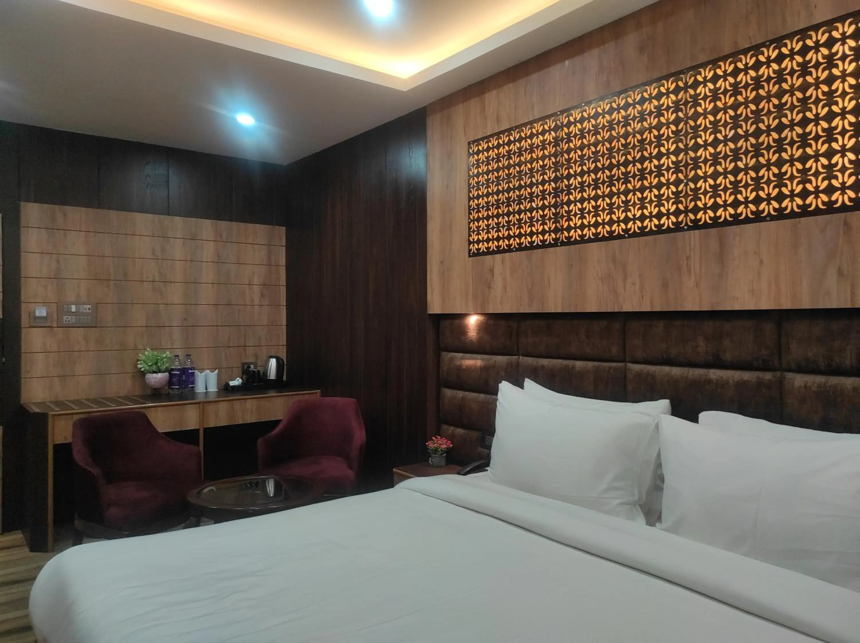 Bed in Hotel Aavas Inn