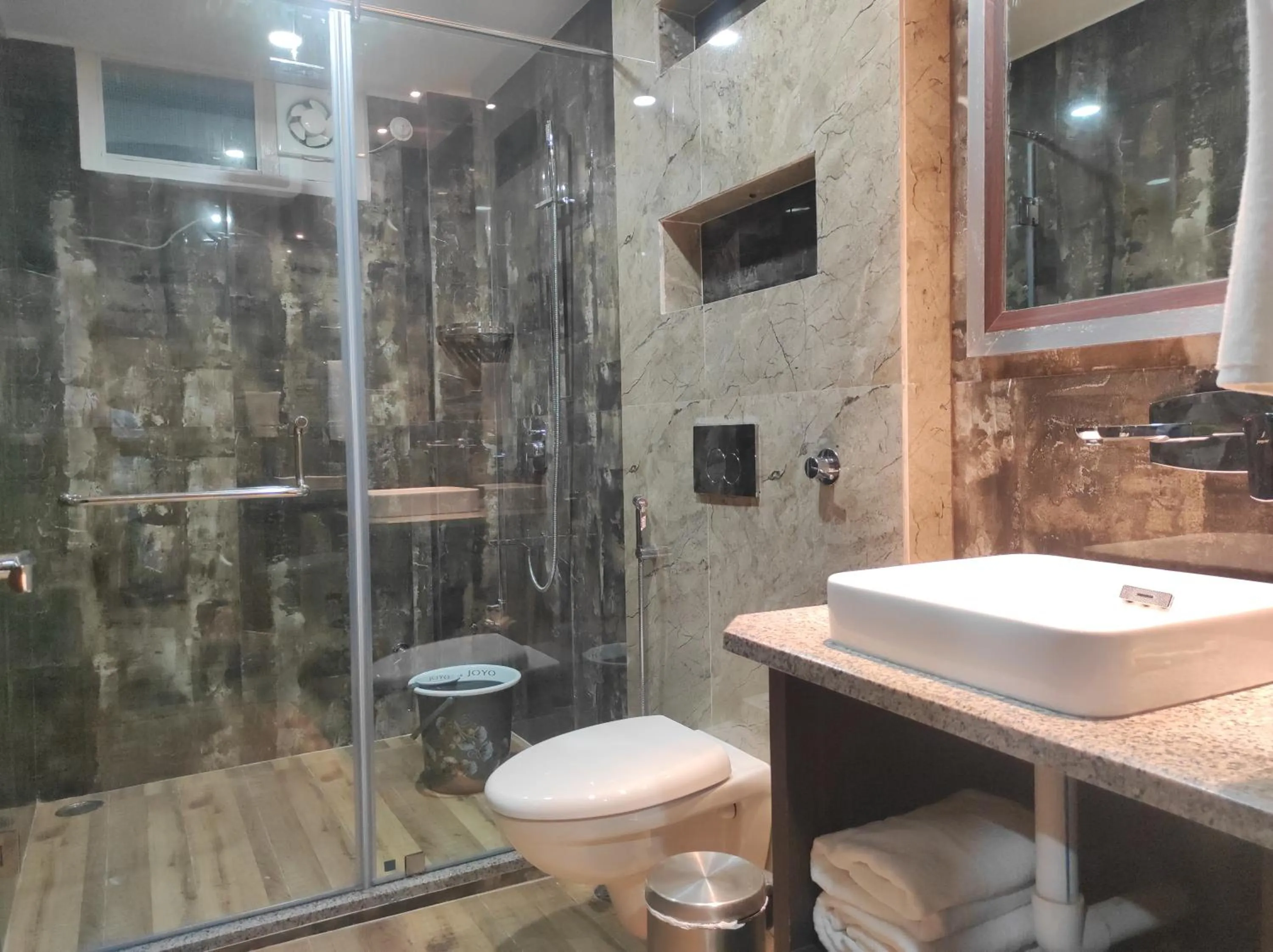 Shower in Hotel Aavas Inn