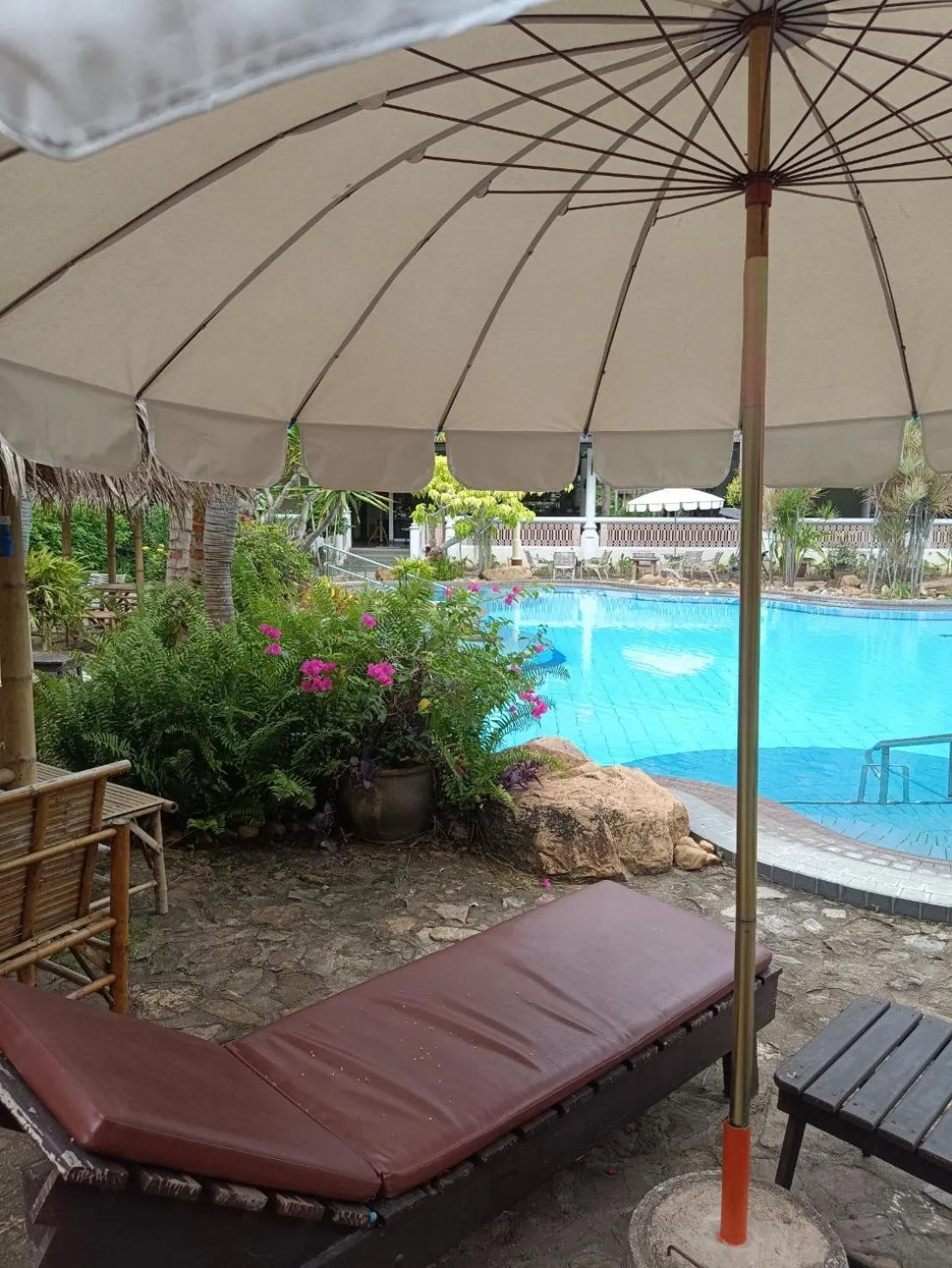 Pool view in Ban Nam Mao Resort