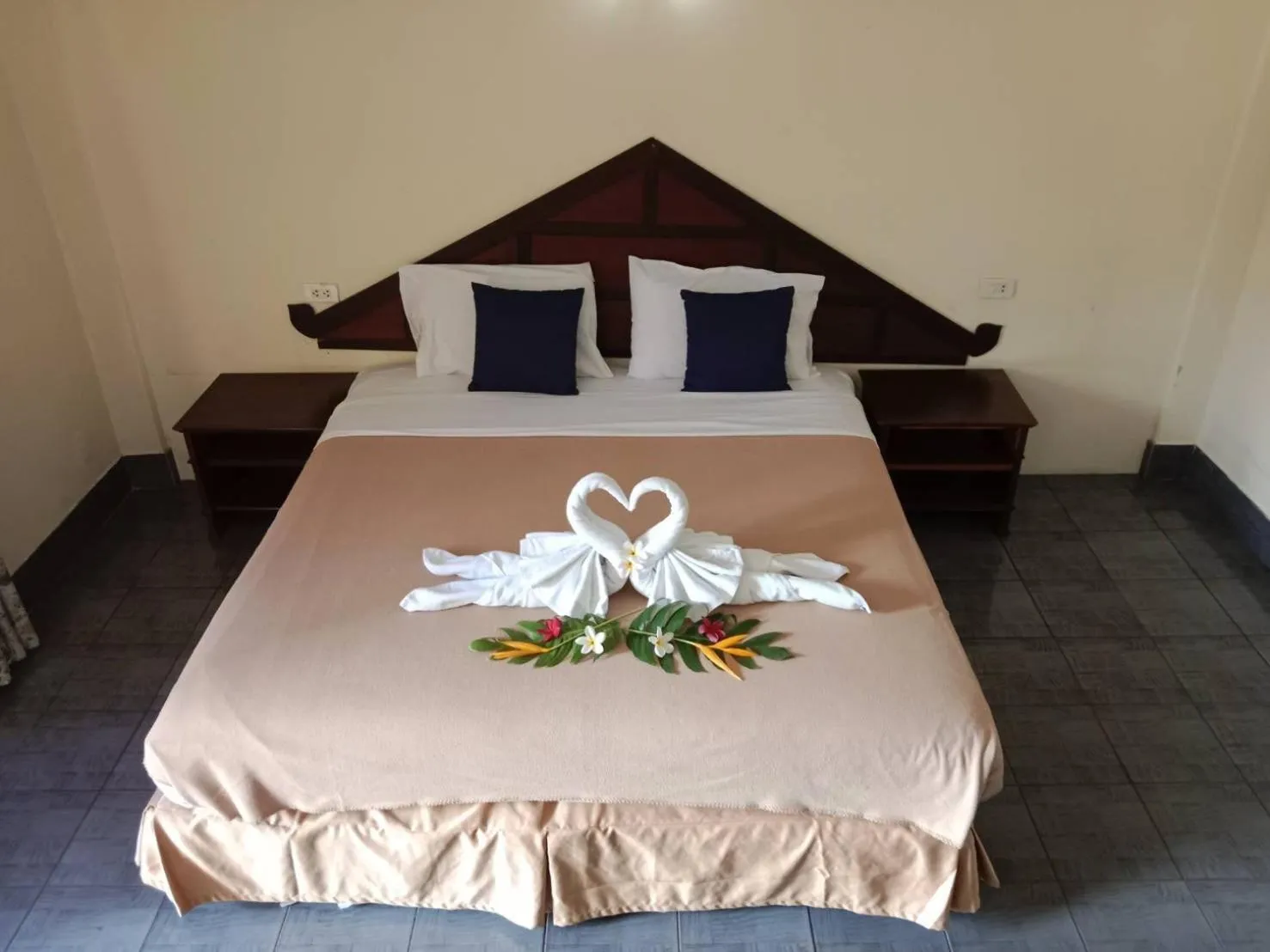 Bedroom, Bed in Ban Nam Mao Resort