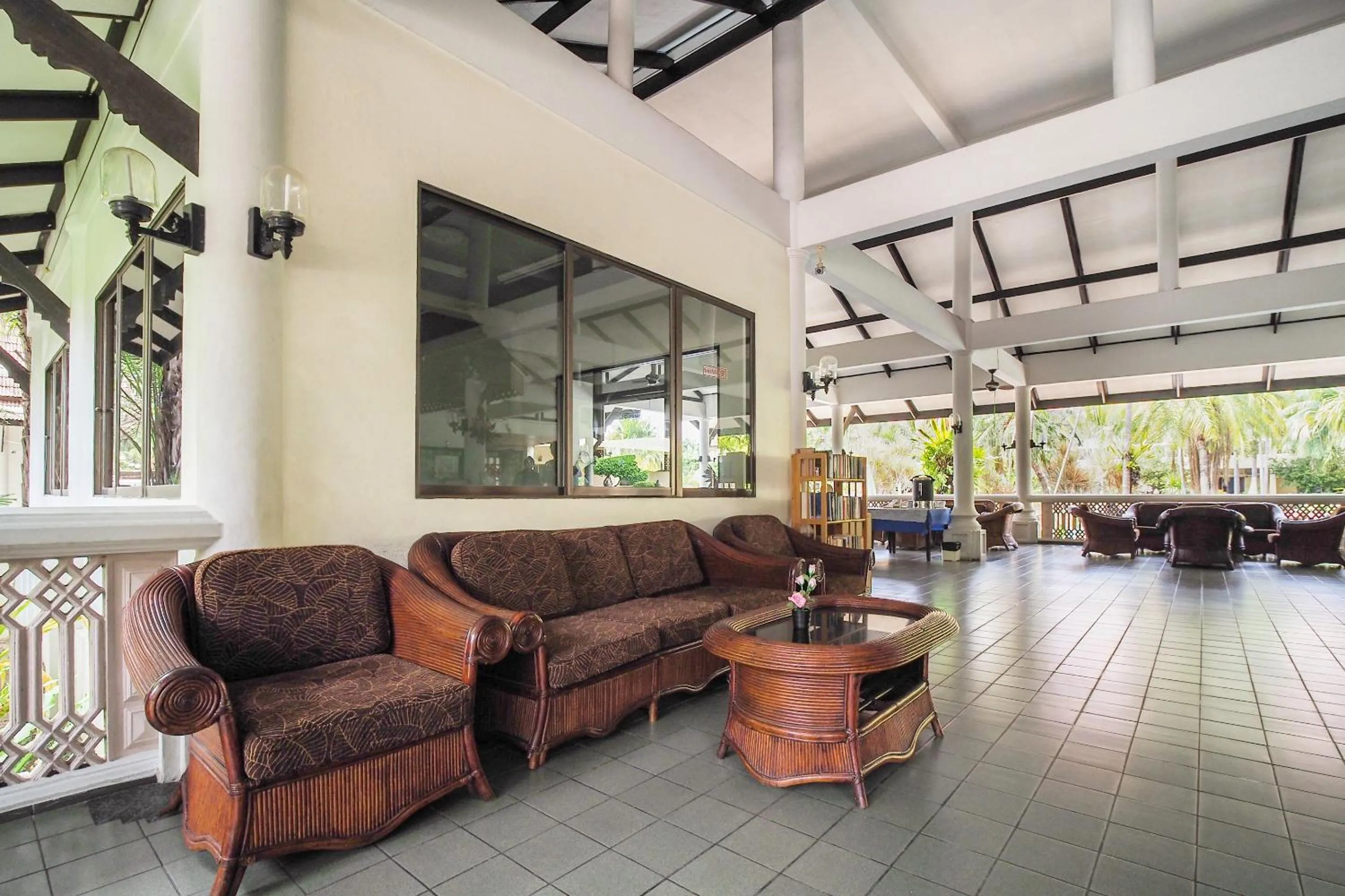 Seating area in Ban Nam Mao Resort