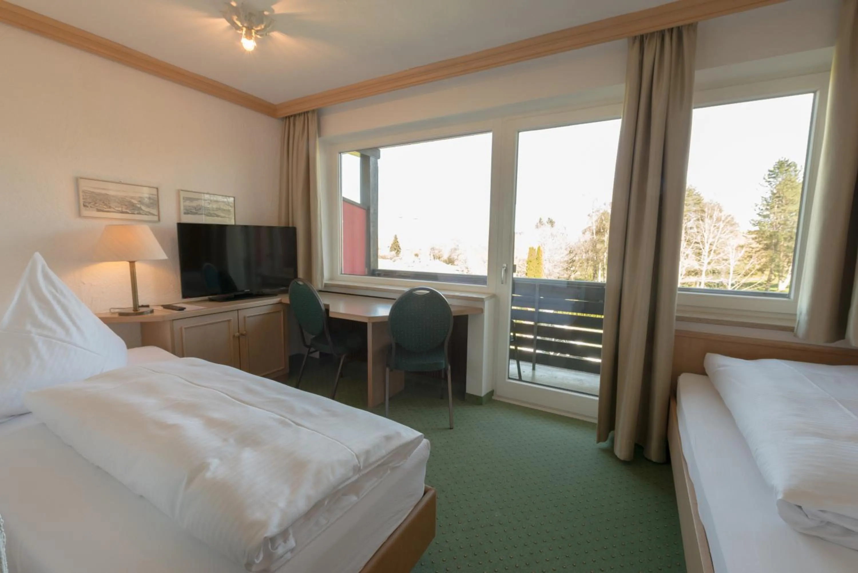Photo of the whole room, Bed in Hotel St. Ulrich Garni
