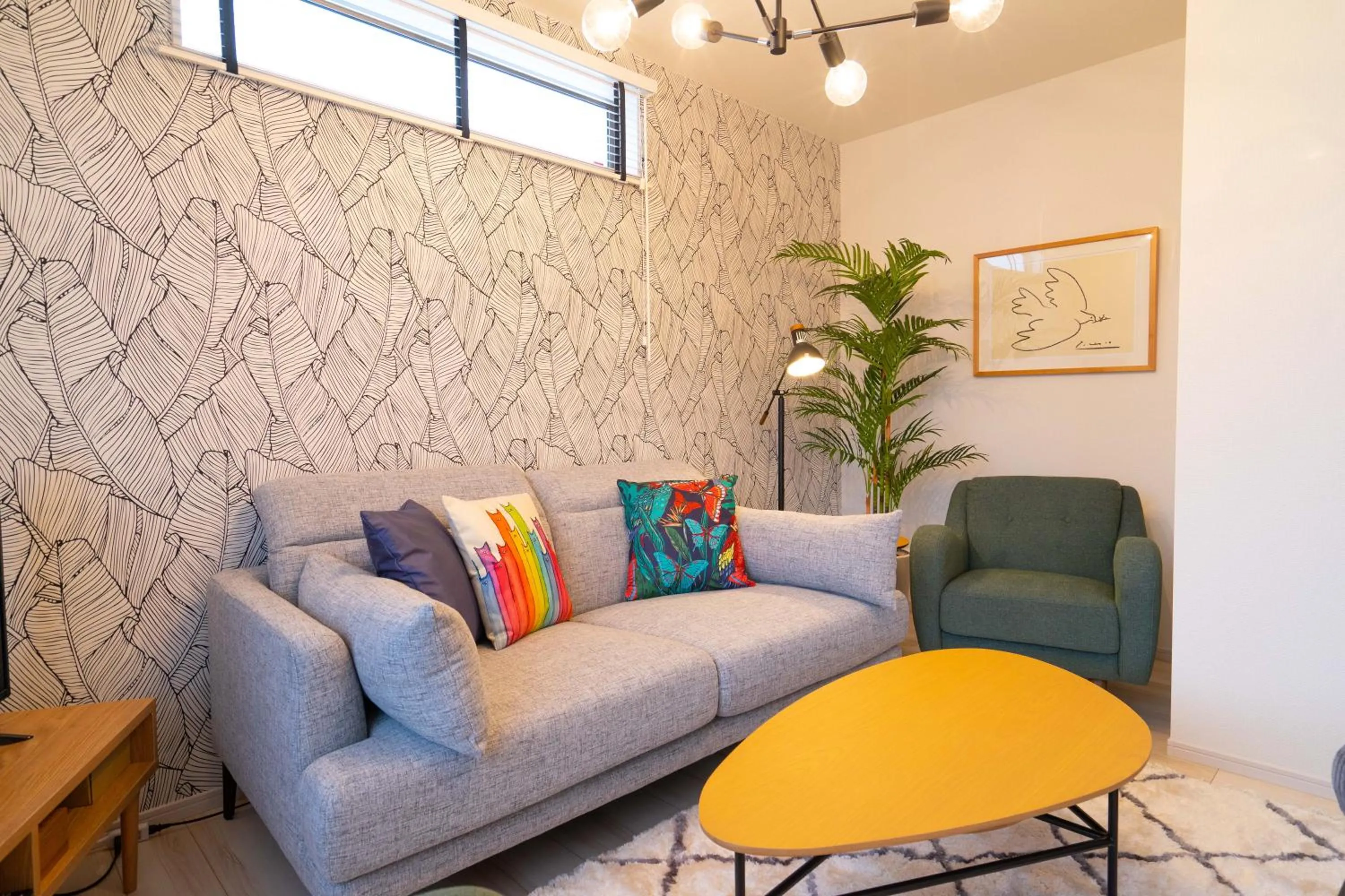 Living room in OKINAWA BEACH HOUSE Golden Drop S