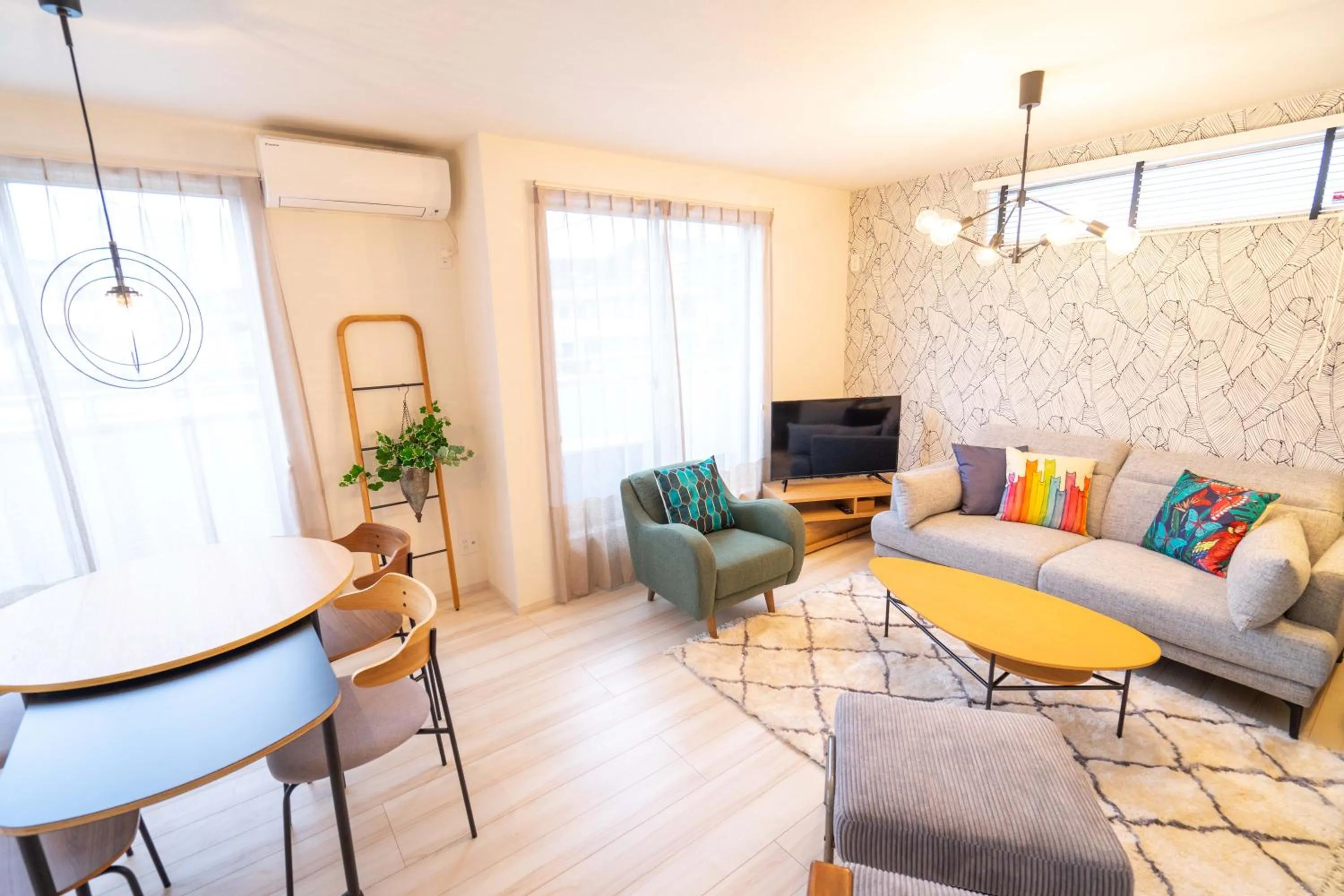 Living room in OKINAWA BEACH HOUSE Golden Drop S