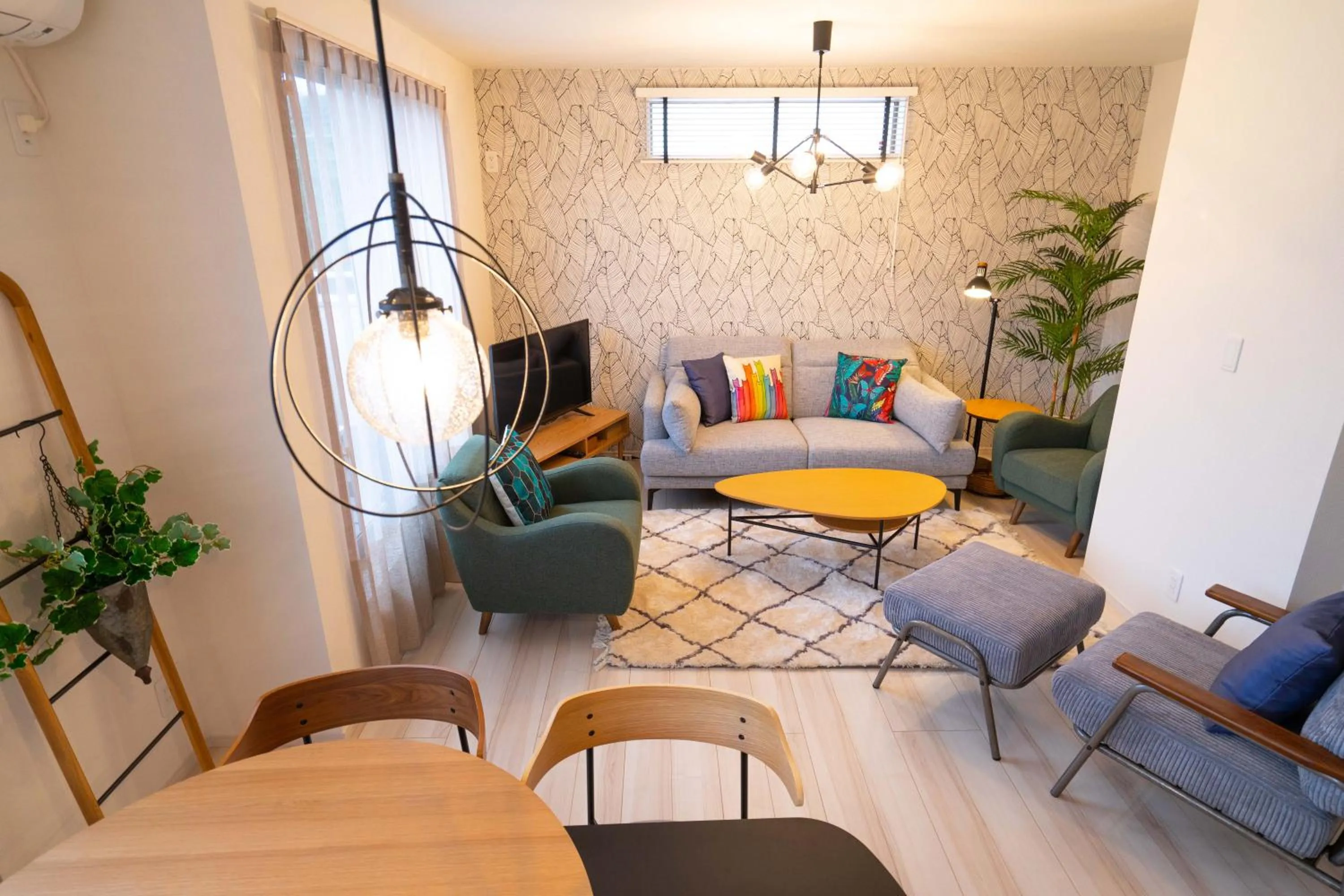 Living room in OKINAWA BEACH HOUSE Golden Drop S