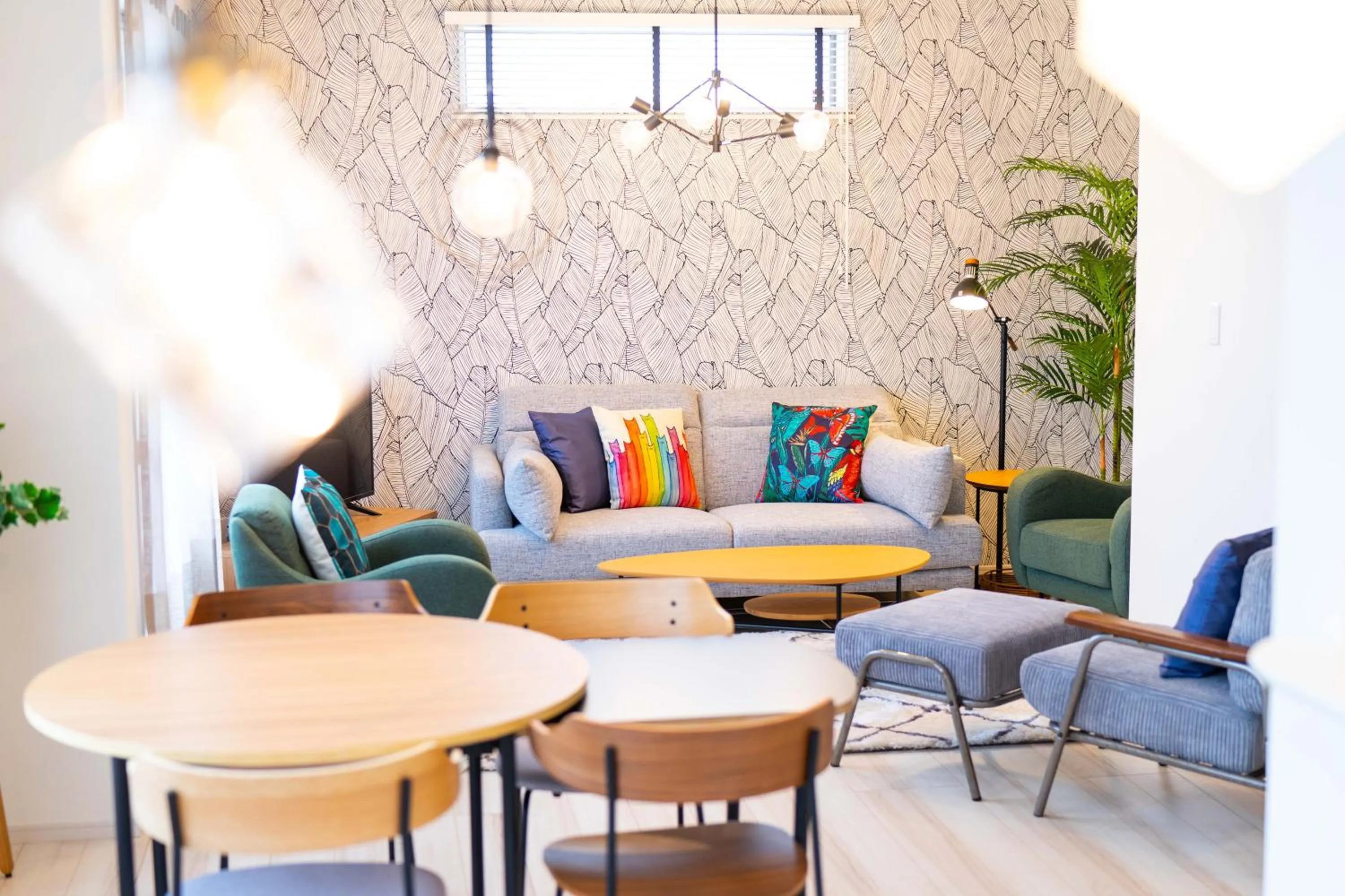 Living room in OKINAWA BEACH HOUSE Golden Drop S