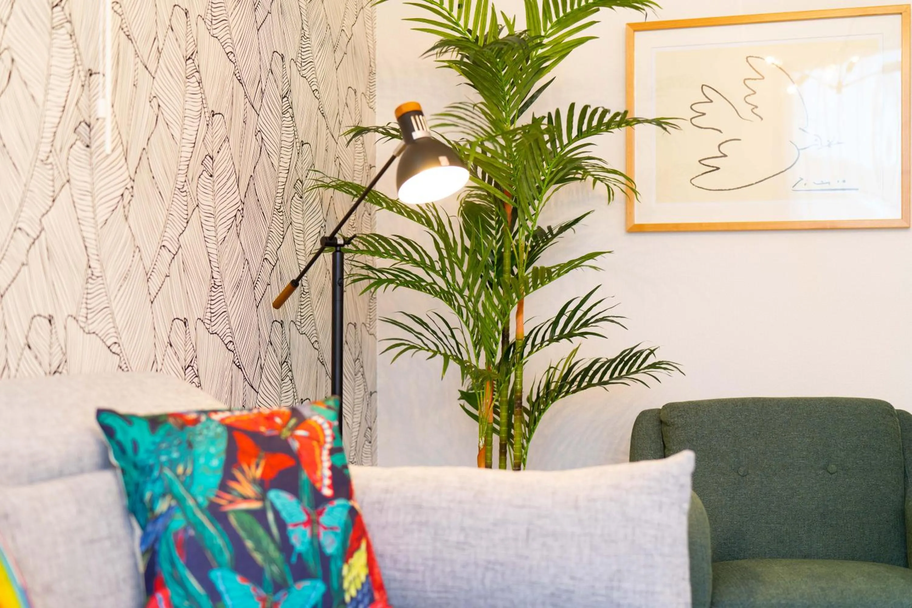 Living room in OKINAWA BEACH HOUSE Golden Drop S