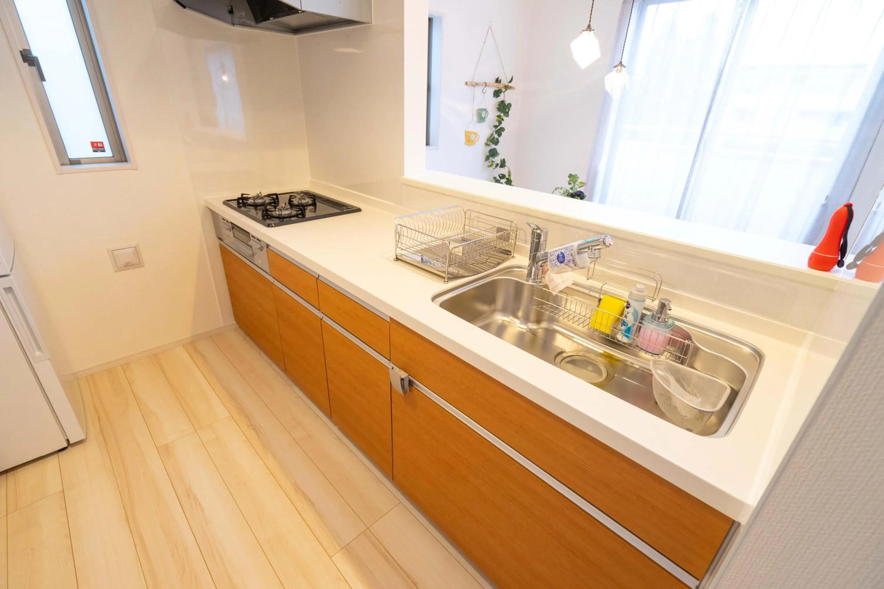 Kitchen or kitchenette in OKINAWA BEACH HOUSE Golden Drop S