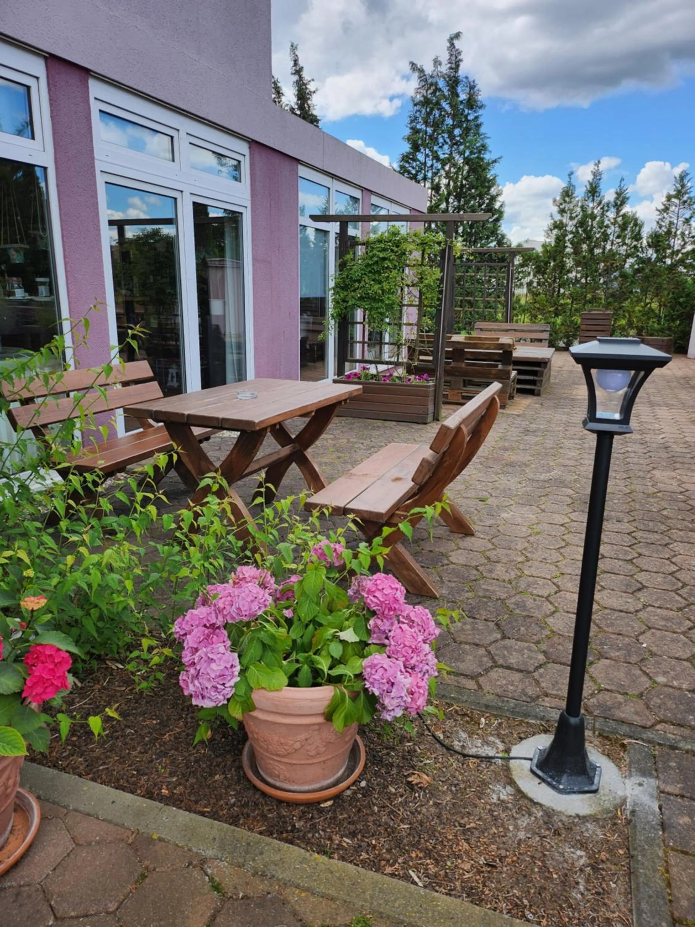 Balcony/Terrace in Hotel Zur Fichtenbreite -Garni-