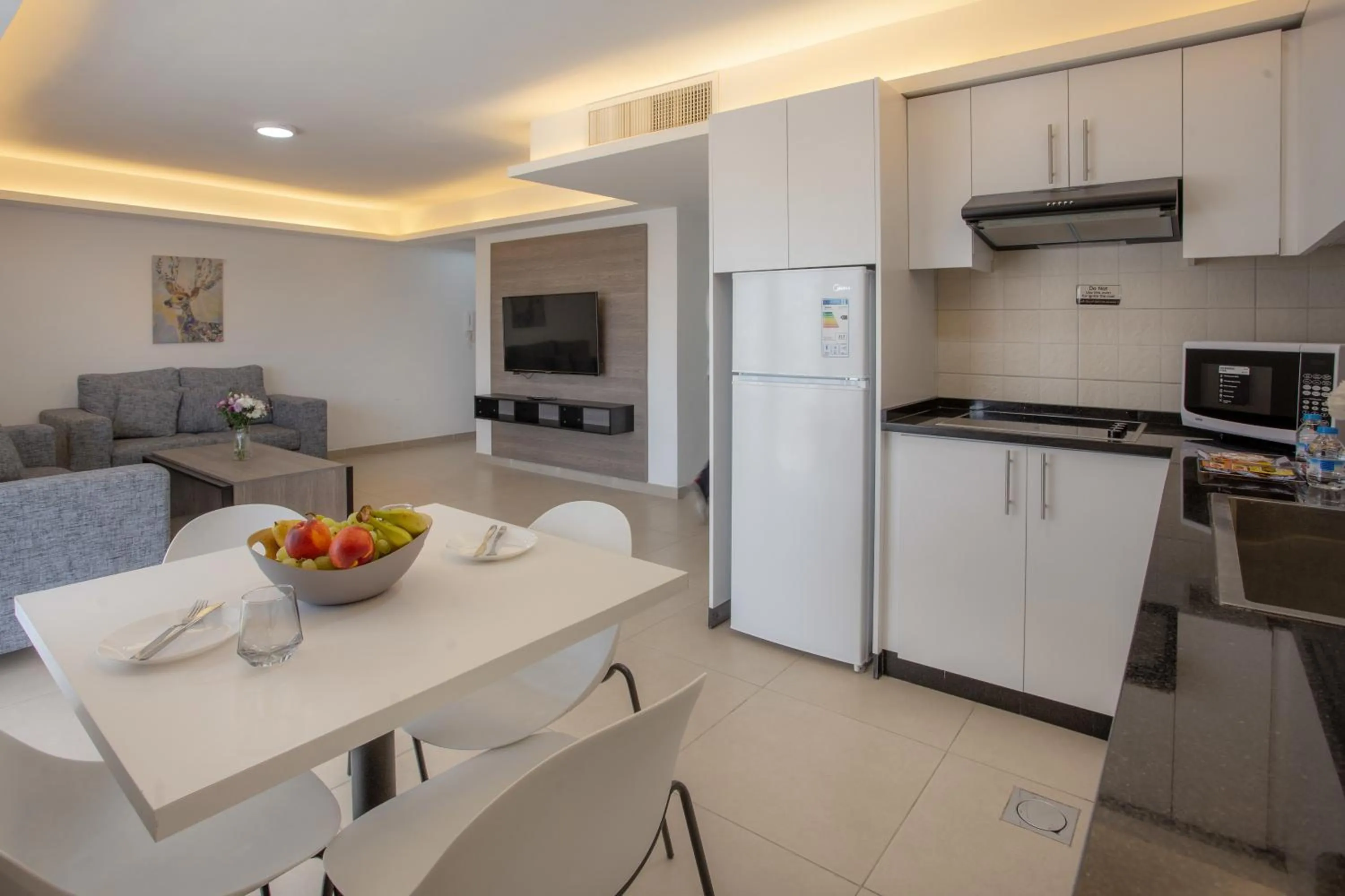 Living room in Triple A Hotel Suites