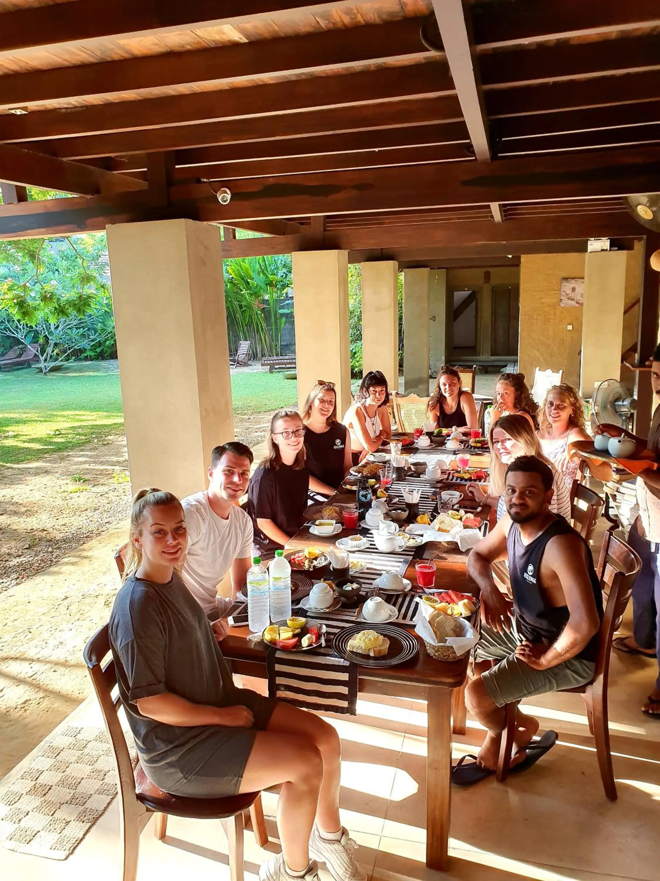 group of guests in Dunes Unawatuna Hotel