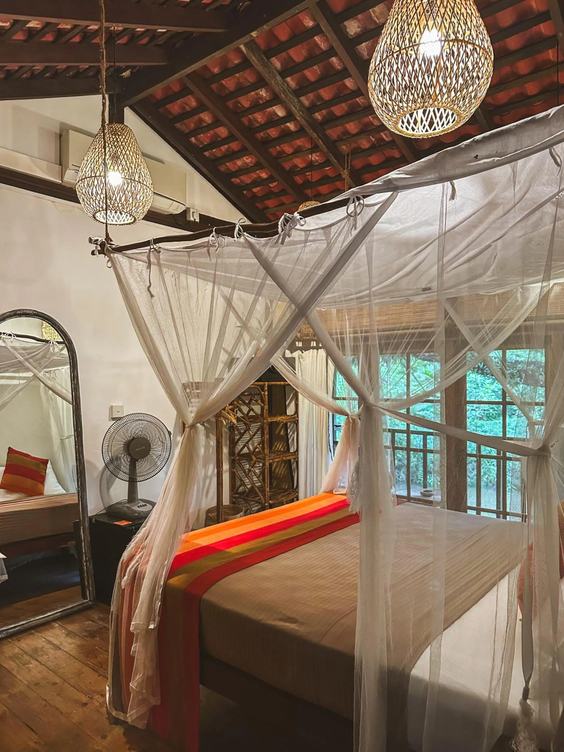 Bed in Dunes Unawatuna Hotel