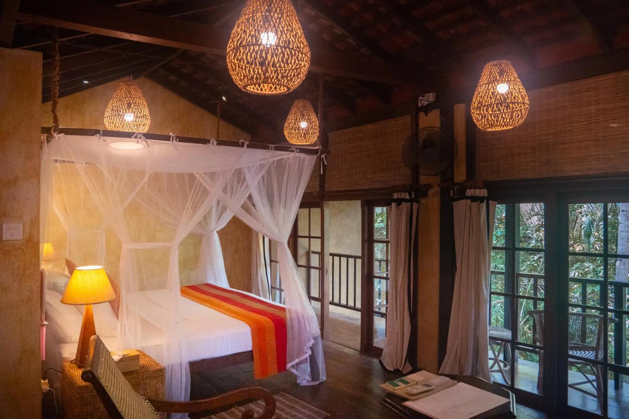 Bed in Dunes Unawatuna Hotel