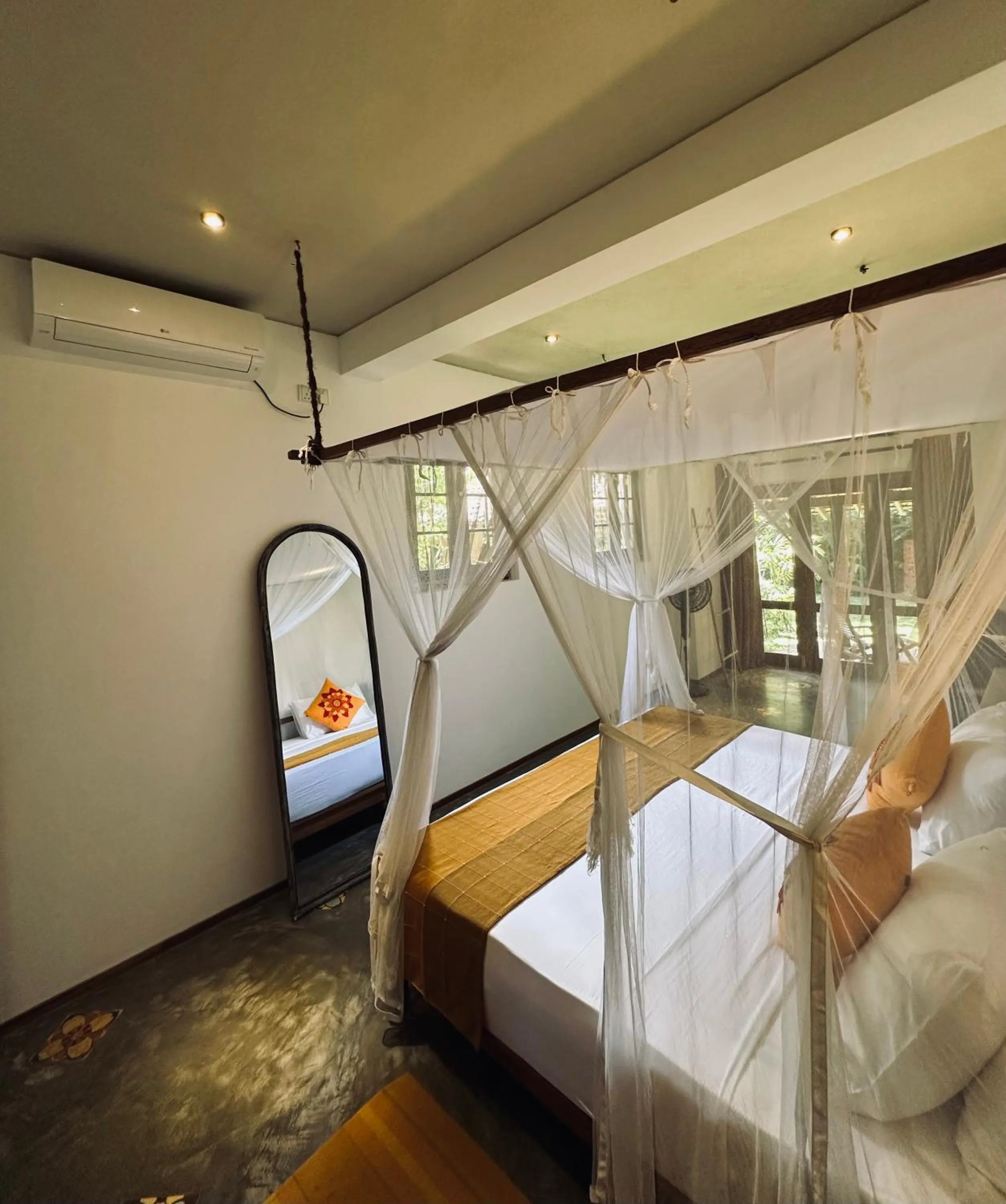 Bed in Dunes Unawatuna Hotel