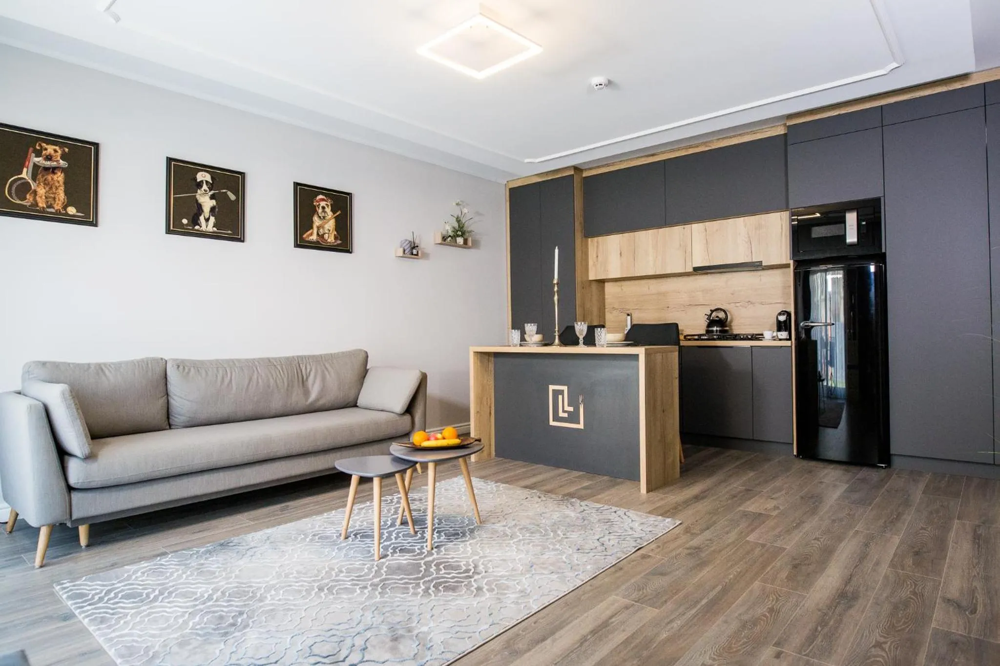 Living room in DoubleL Studios