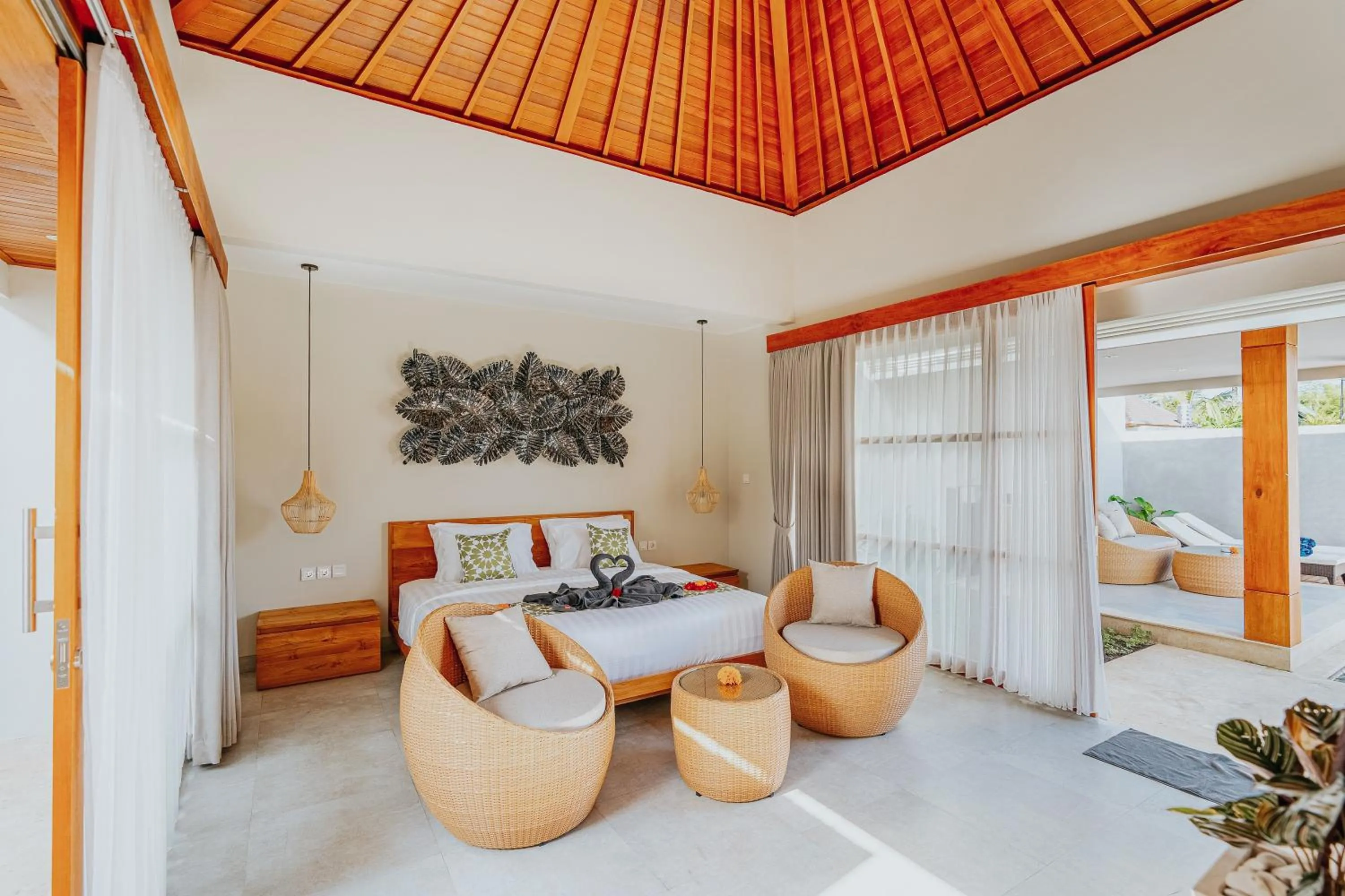 Bedroom, Bed in Arta Private Villa