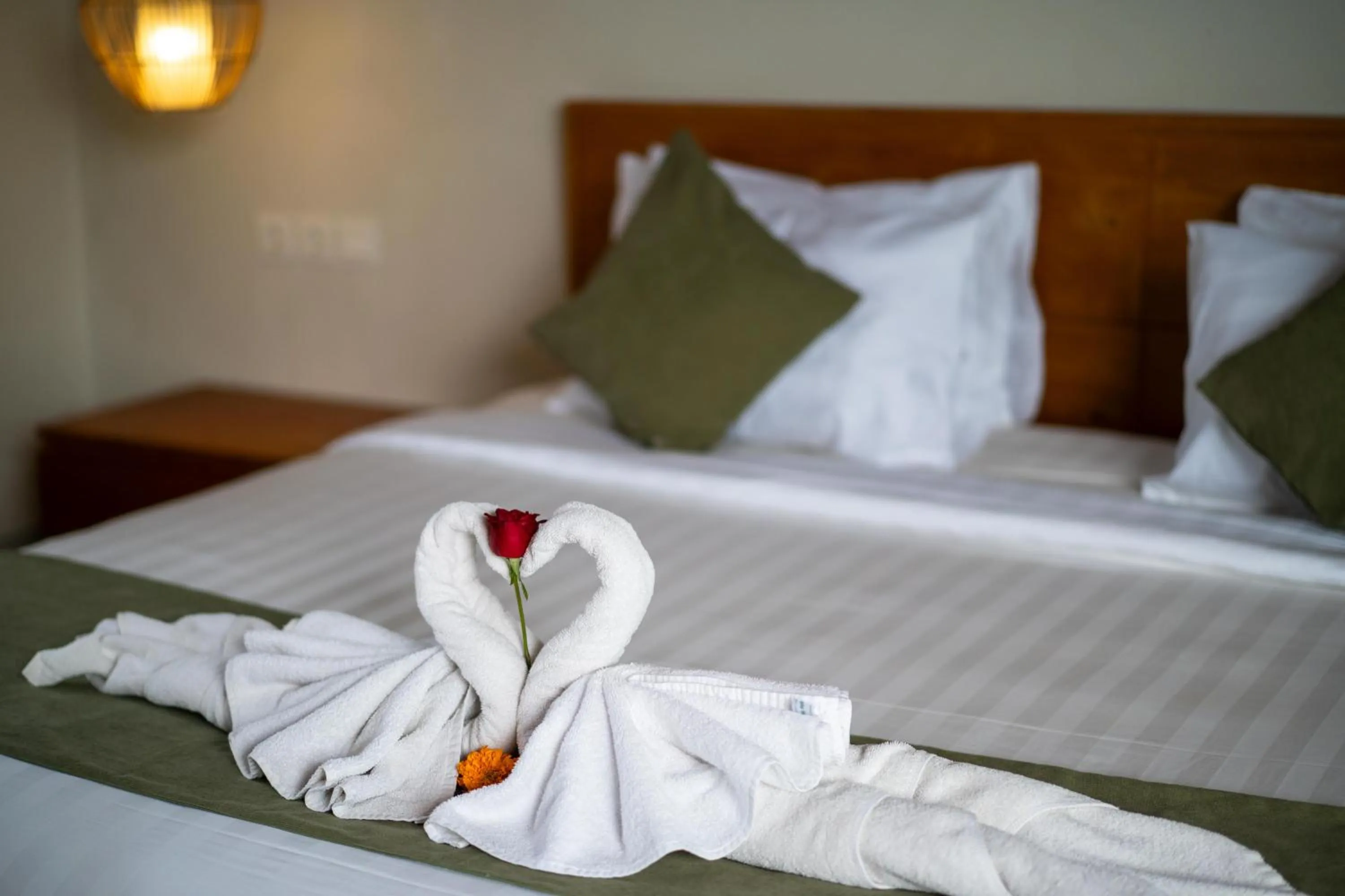 Bed in Arta Private Villa