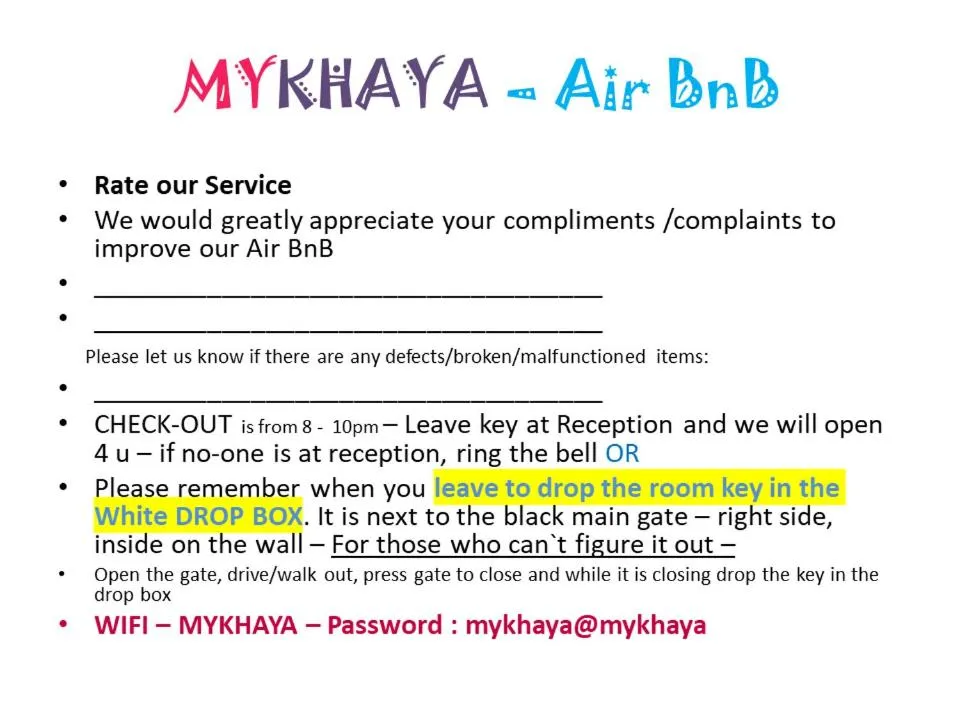 MyKhaya-your home away from home