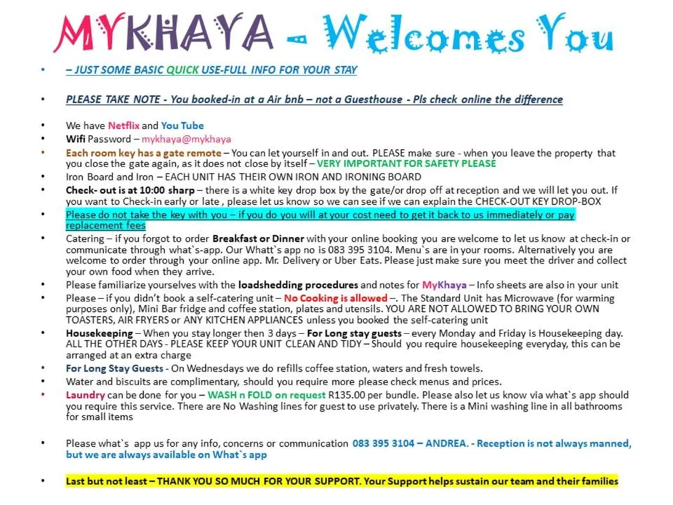 MyKhaya-your home away from home