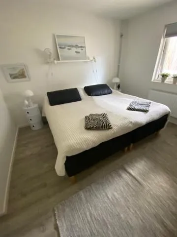 Bed in Lägenhetshotell Varvet