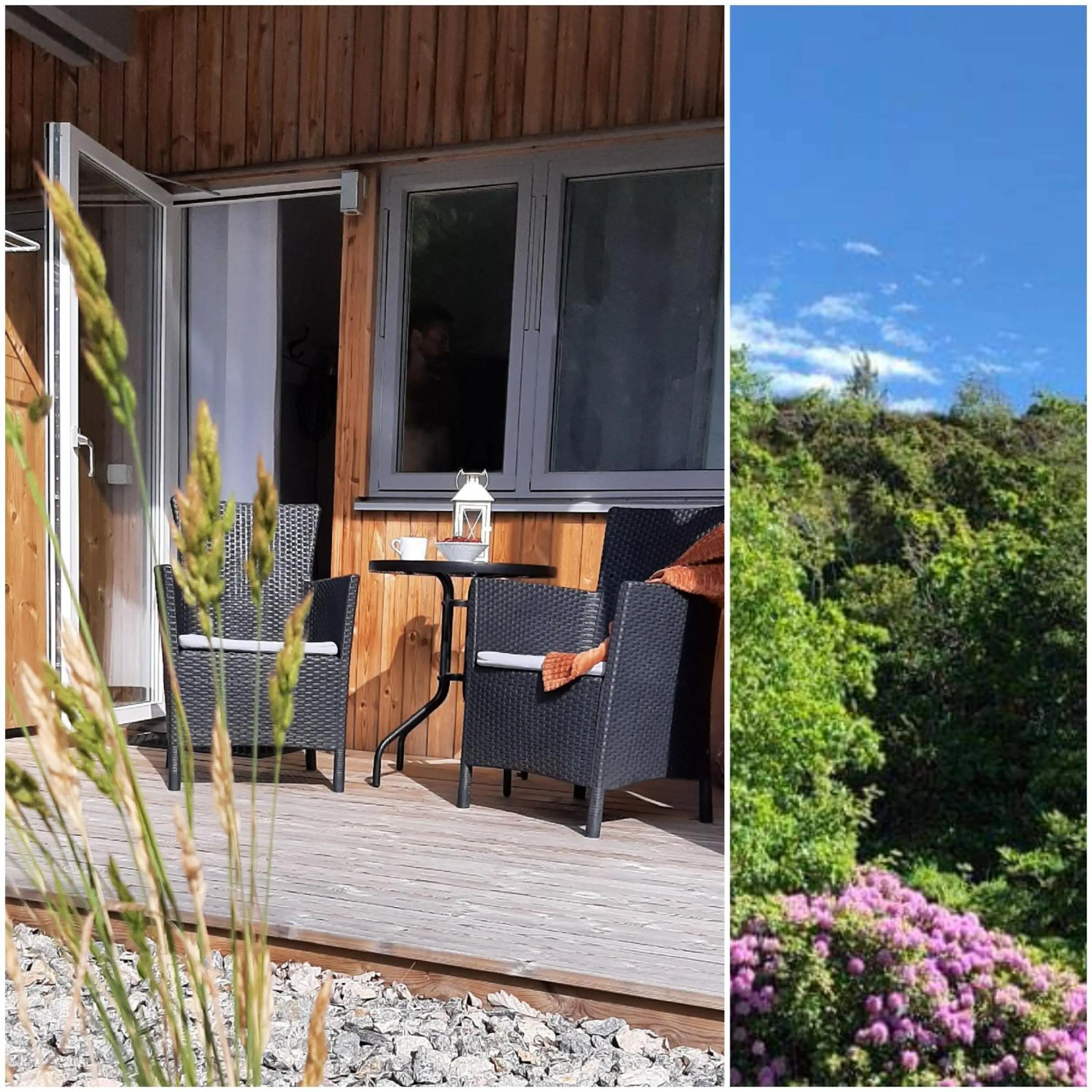 Patio in Lägenhetshotell Varvet