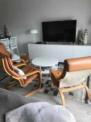 TV and multimedia in Lägenhetshotell Varvet