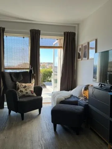 Living room in Lägenhetshotell Varvet