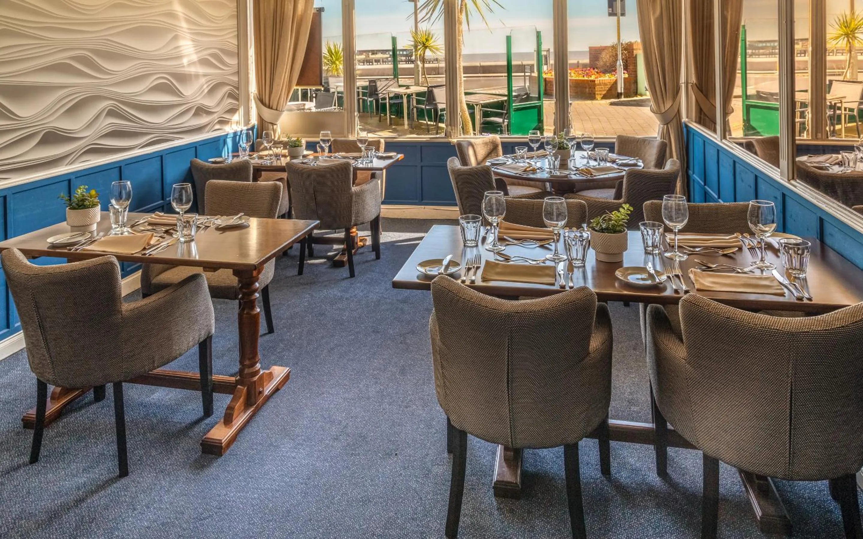 Dining area in Dunkerley's Hotel and Restaurant