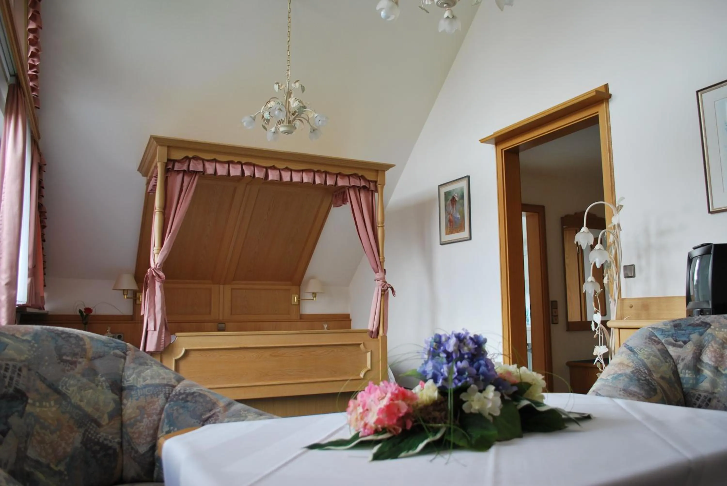 Bed in Landhotel Wiesenhof